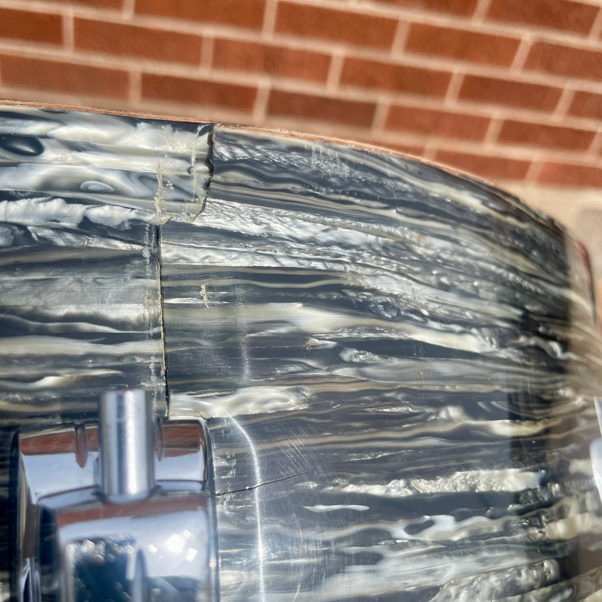 1966 Ludwig Hollywood Drum Set Oyster Black Pearl 22/12/12/16