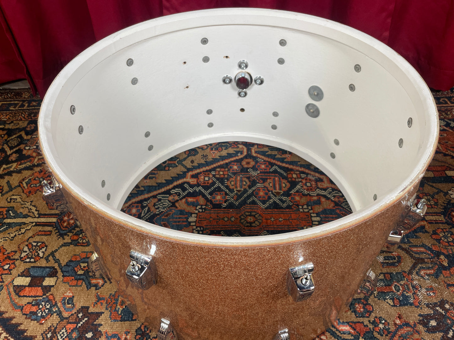 1966 Ludwig Super Classic Drum Set Champagne Sparkle 22/13/16