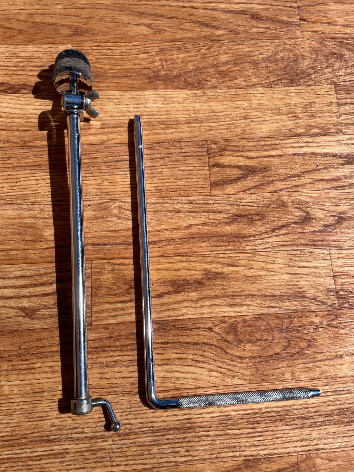 1950s WFL Ludwig No. 1372 Adjustable L-Arm Cymbal Holder Chrome