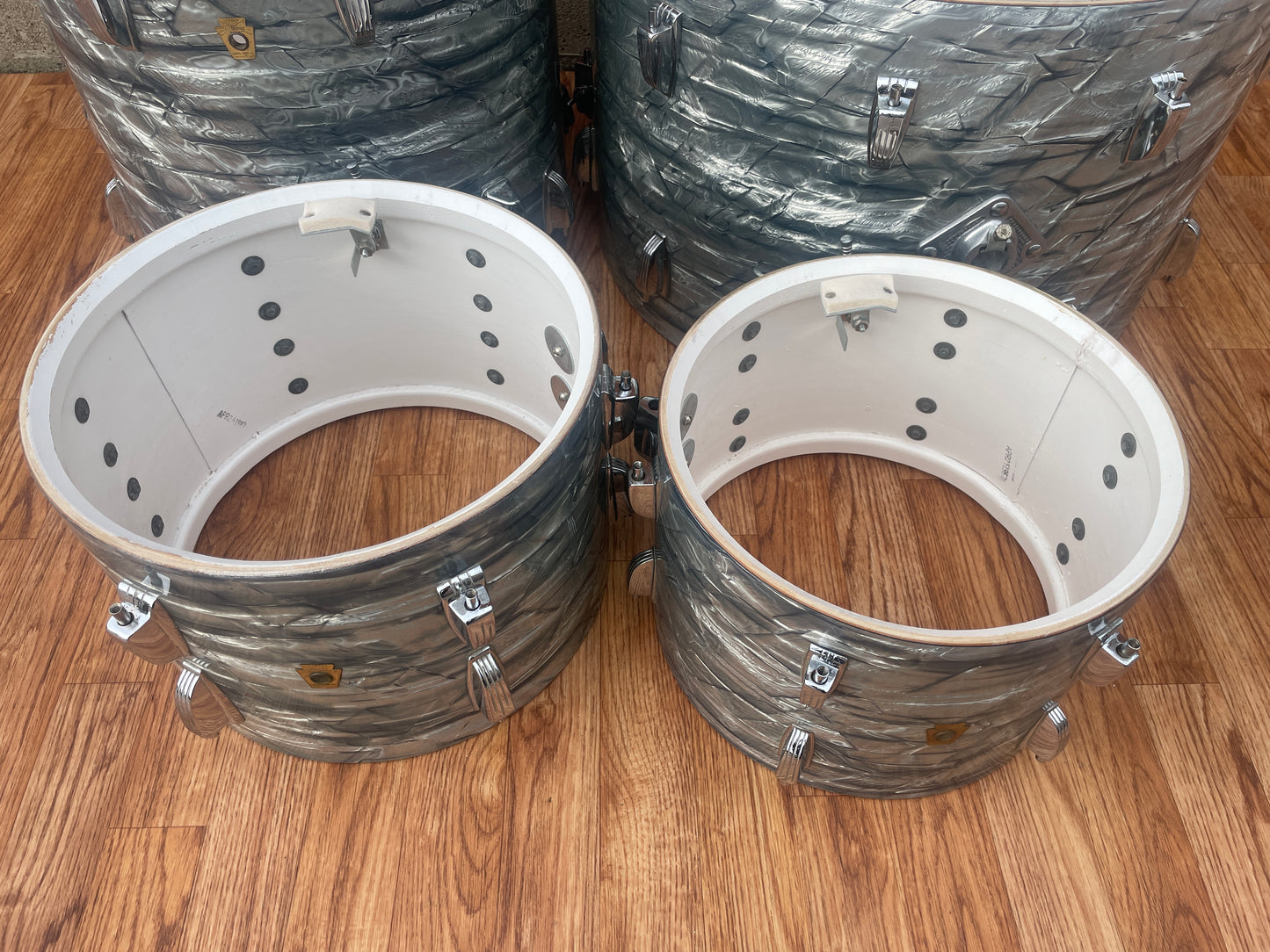 1967 Ludwig Hollywood Outfit Drum Set No. 983P Sky Blue Pearl 22/12/13/16