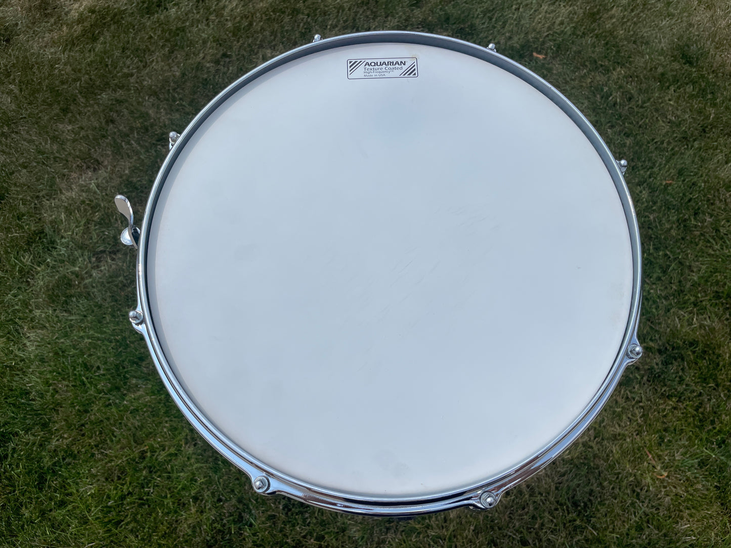 1960-62 Slingerland 5.5x14 Gene Krupa Radio King No. 143 Solid Shell Snare Drum Black Diamond Pearl