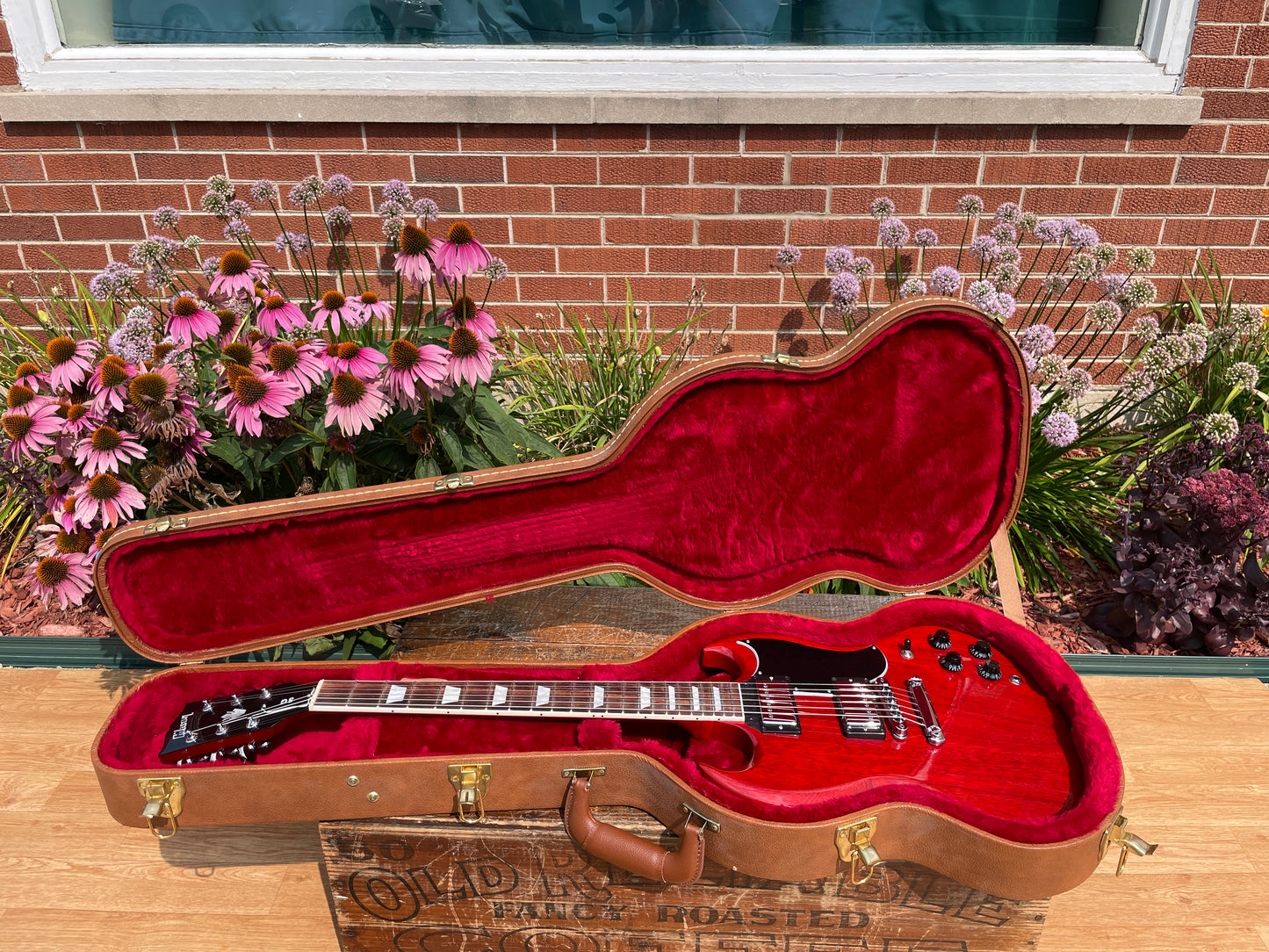 2017 Gibson SG Standard T Heritage Cherry Red w/ OHSC SGS17HCCH1