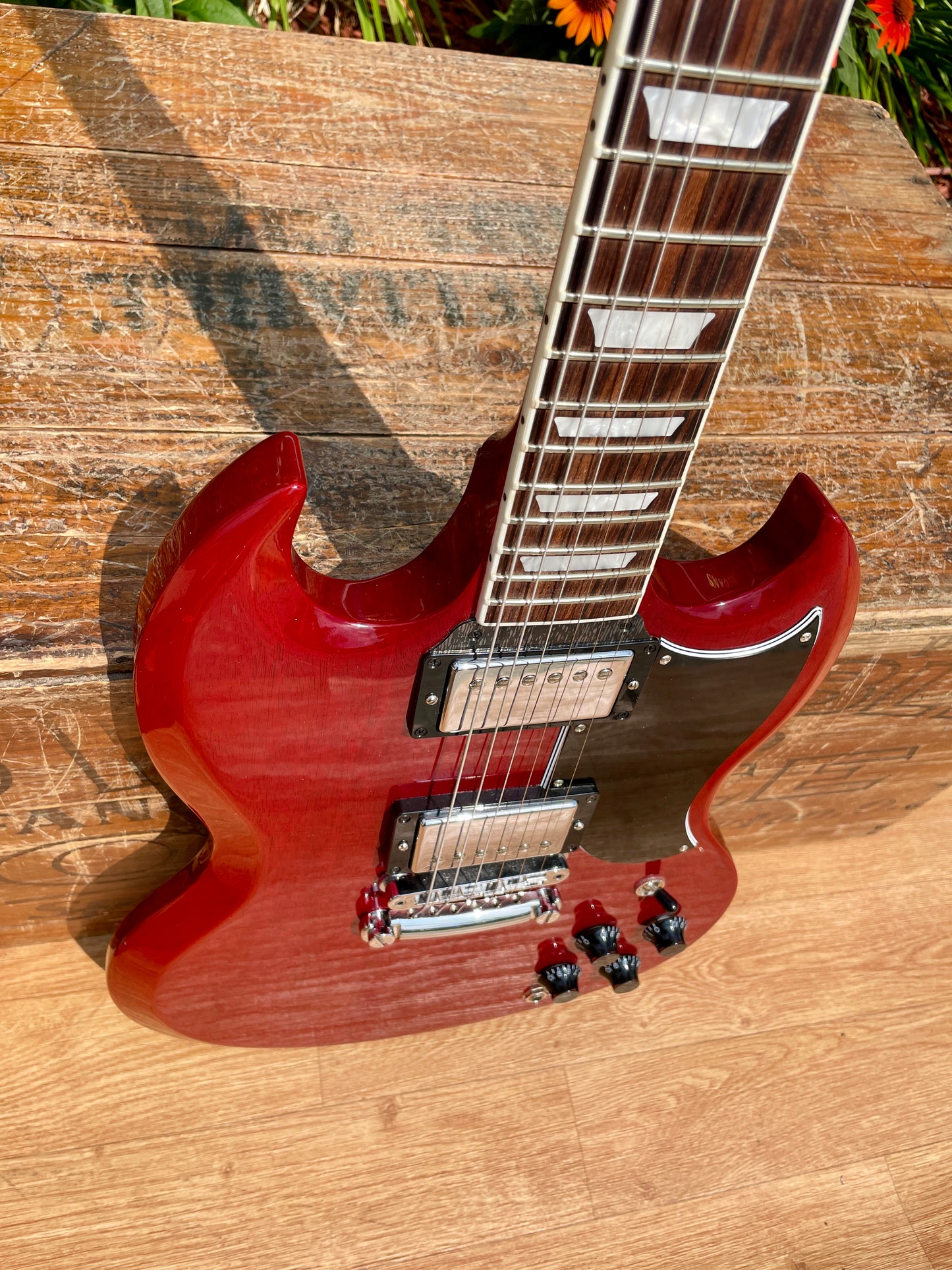 2017 Gibson SG Standard T Heritage Cherry Red w/ OHSC SGS17HCCH1
