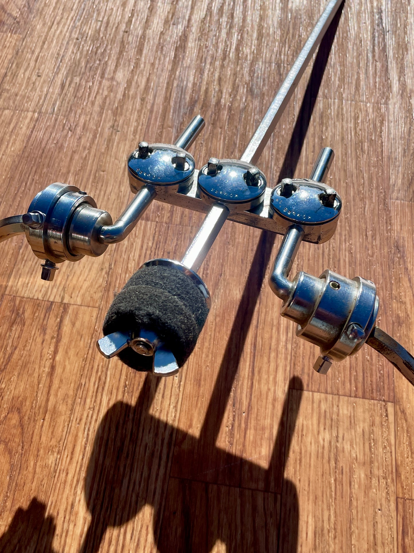 1960s Rogers Swiv-O-Matic No. 365R Twin Tom Holder Double Mount