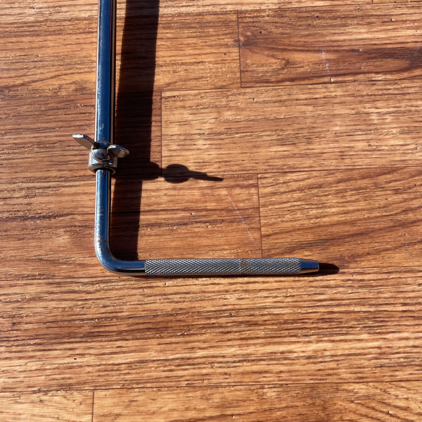 1960s Ludwig No. 1372C Telescoping L-Arm Cymbal Holder Chrome