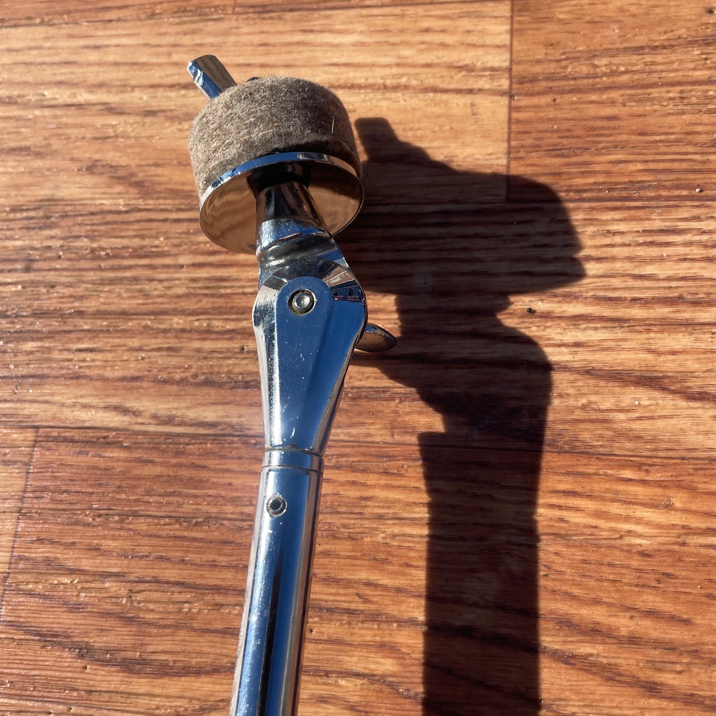 1960s Ludwig No. 1372C Telescoping L-Arm Cymbal Holder Chrome