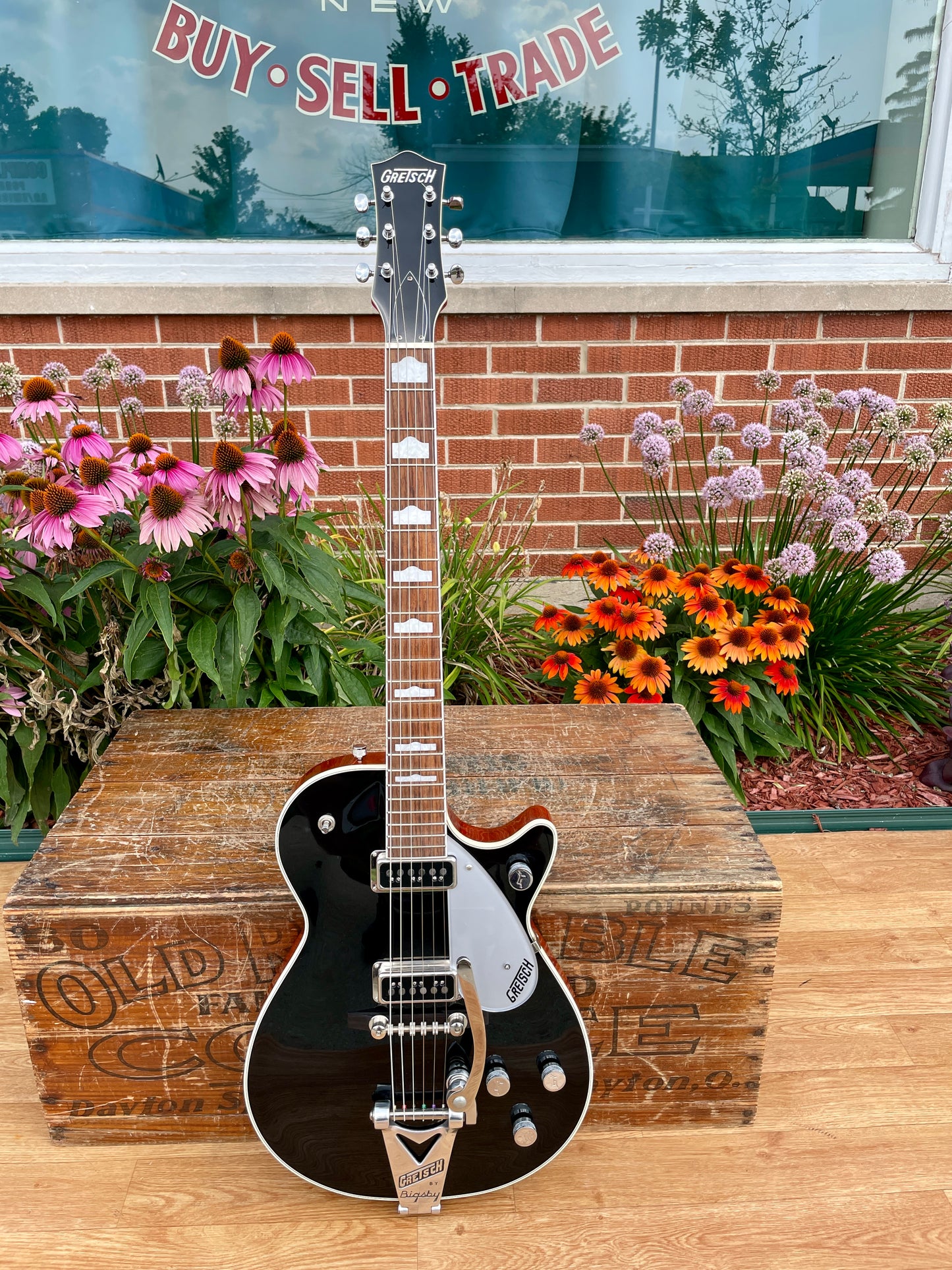 2005 Gretsch G6128T-1957 Duo Jet Bigsby Electric Guitar Black w/ OHSC