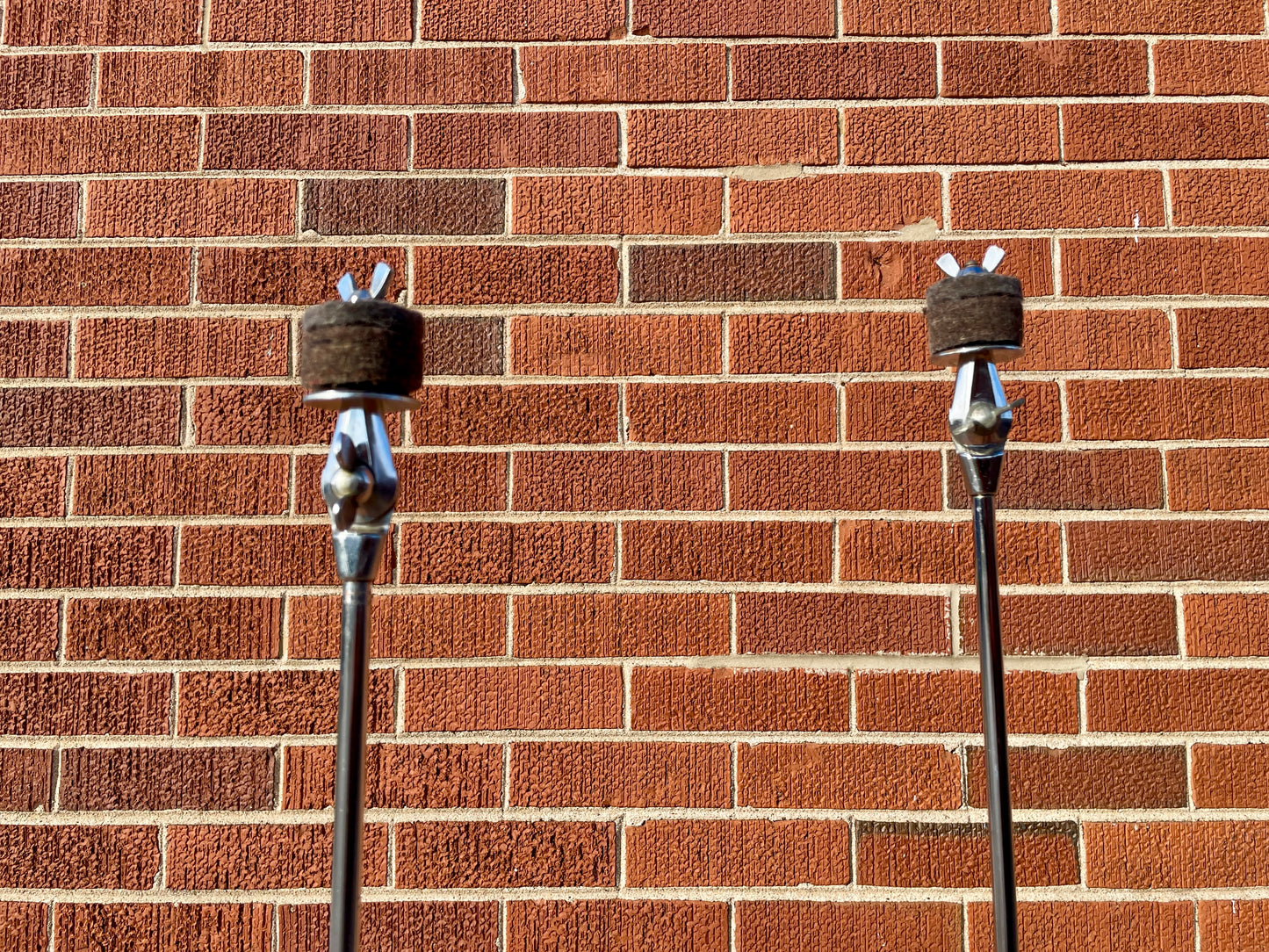 1960s Ludwig No. 1400 Straight Flat Base Cymbal Stand Pair (2 pcs)