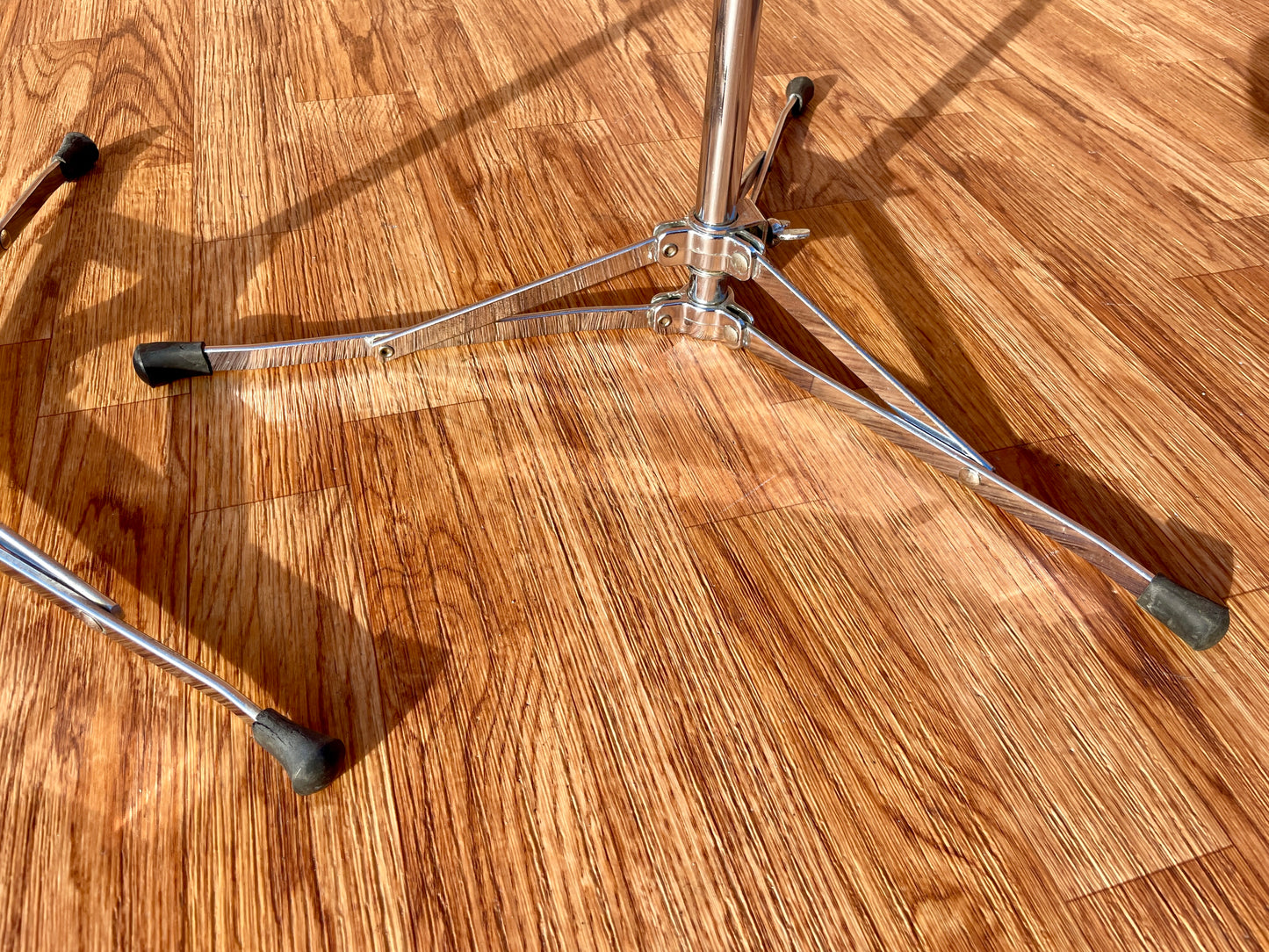 1960s Ludwig No. 1400 Straight Flat Base Cymbal Stand Pair (2 pcs)