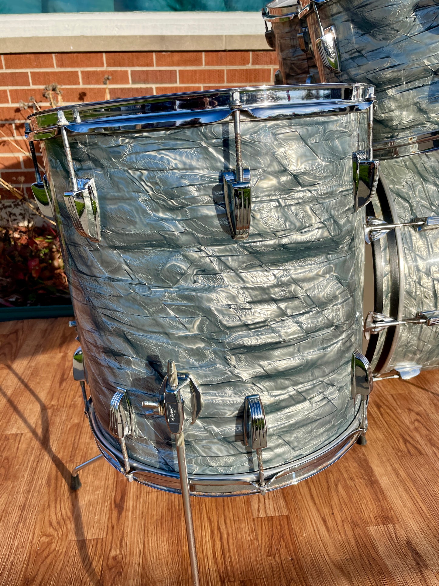 1967 Ludwig Hollywood Outfit Drum Set No. 983P Sky Blue Pearl 22/12/13/16