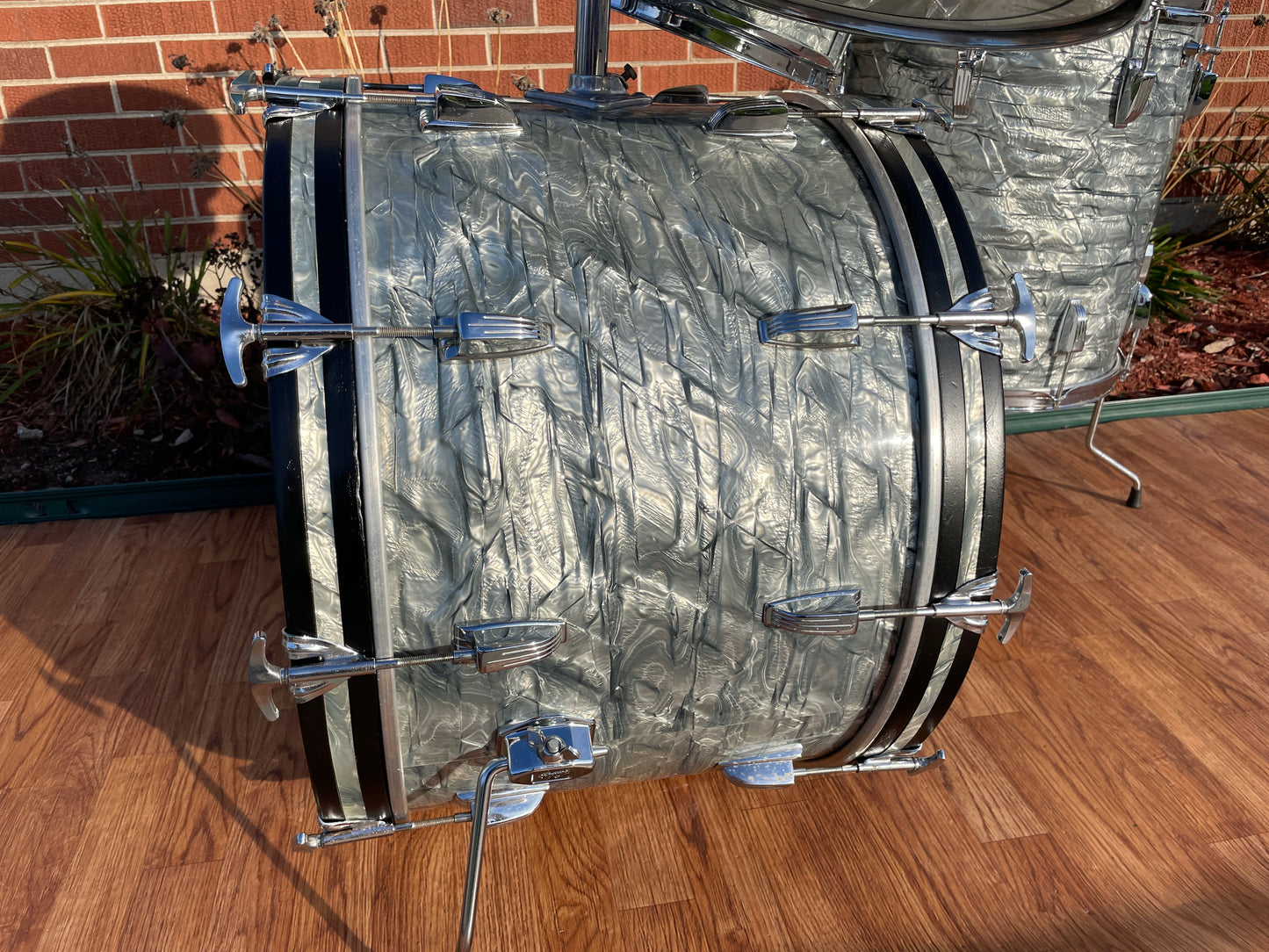 1967 Ludwig Hollywood Outfit Drum Set No. 983P Sky Blue Pearl 22/12/13/16