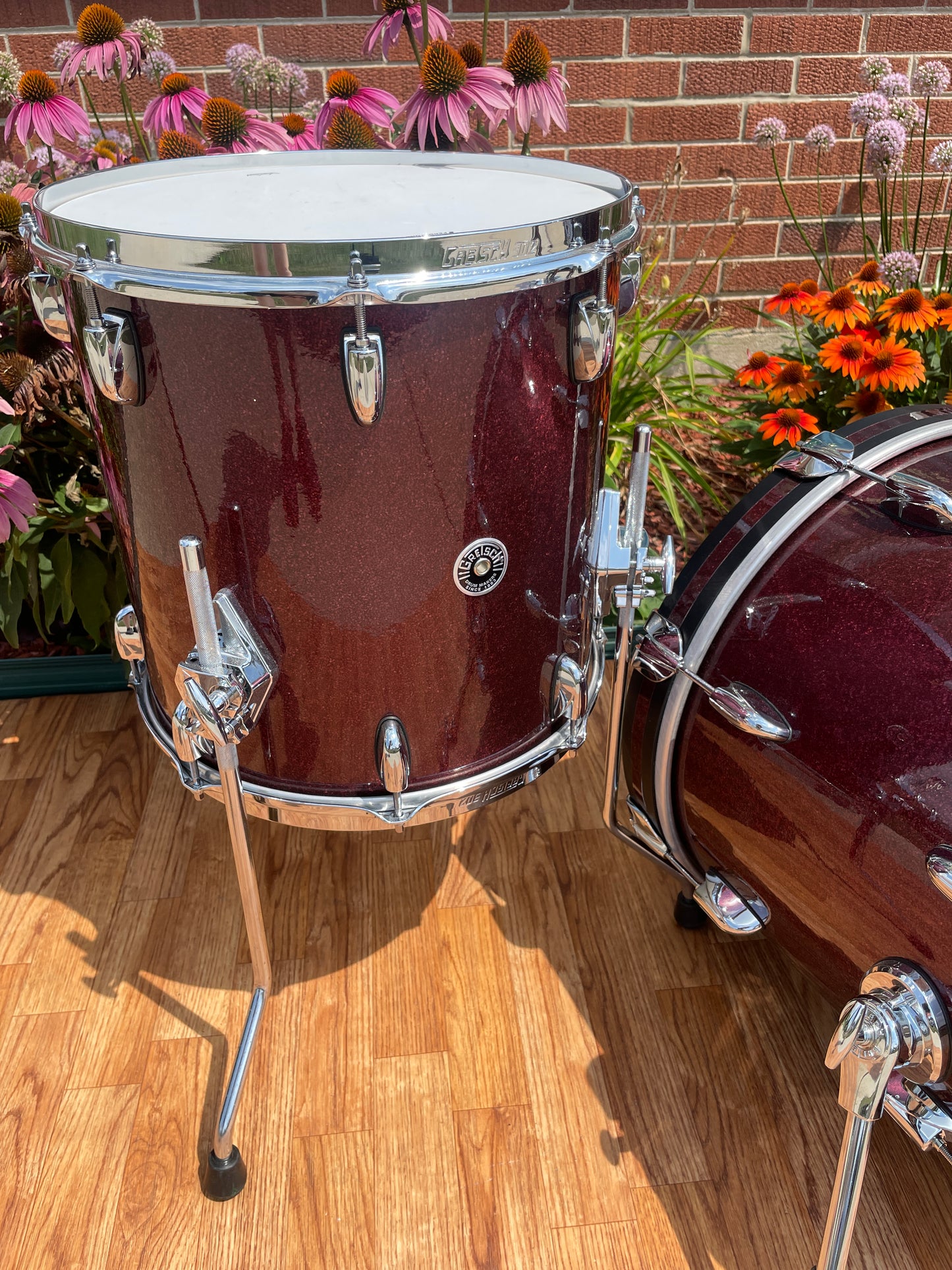 Gretsch Brooklyn Bop Drum Set Burgundy Sparkle 18/12/14
