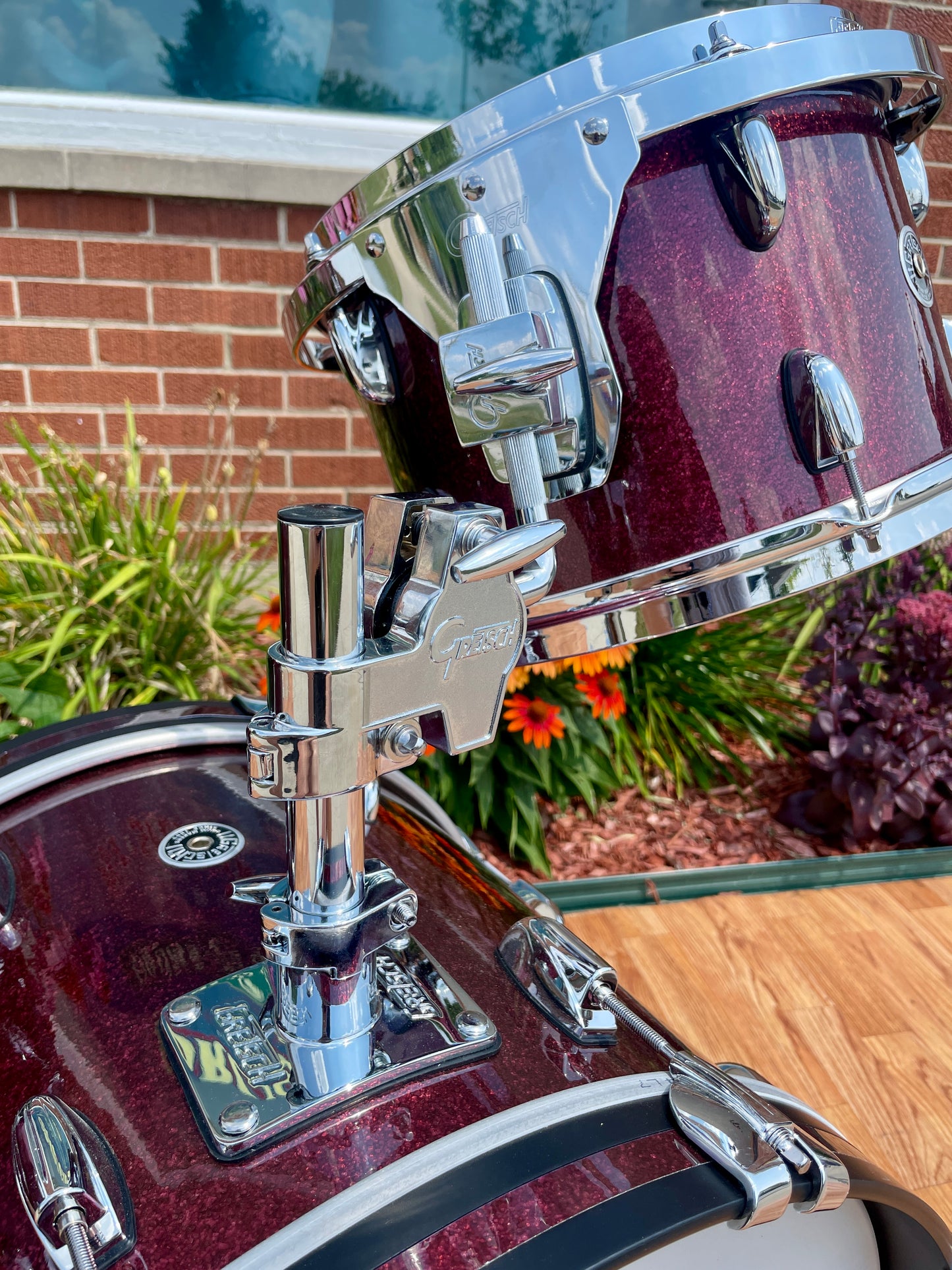 Gretsch Brooklyn Bop Drum Set Burgundy Sparkle 18/12/14