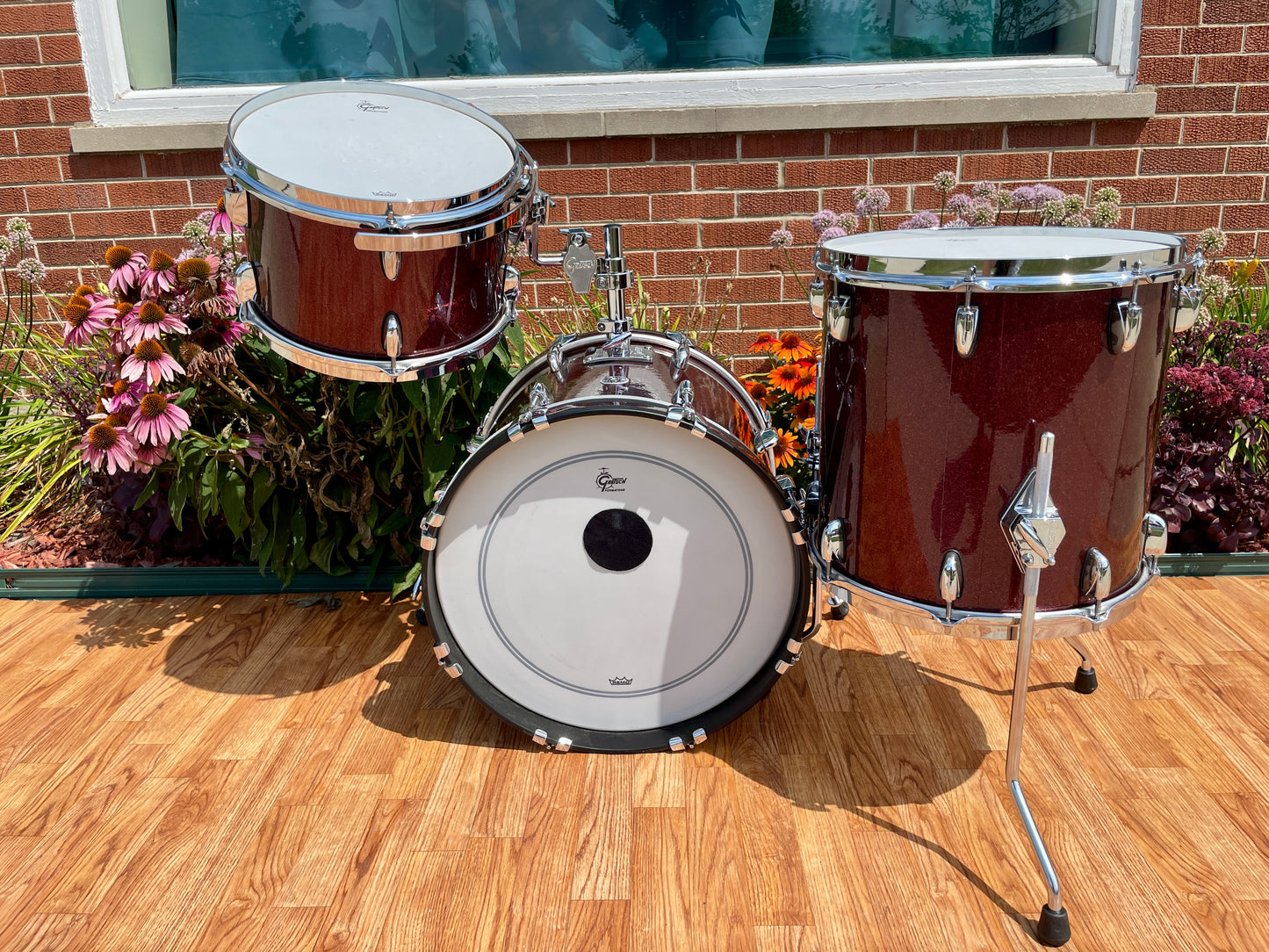 Gretsch Brooklyn Bop Drum Set Burgundy Sparkle 18/12/14