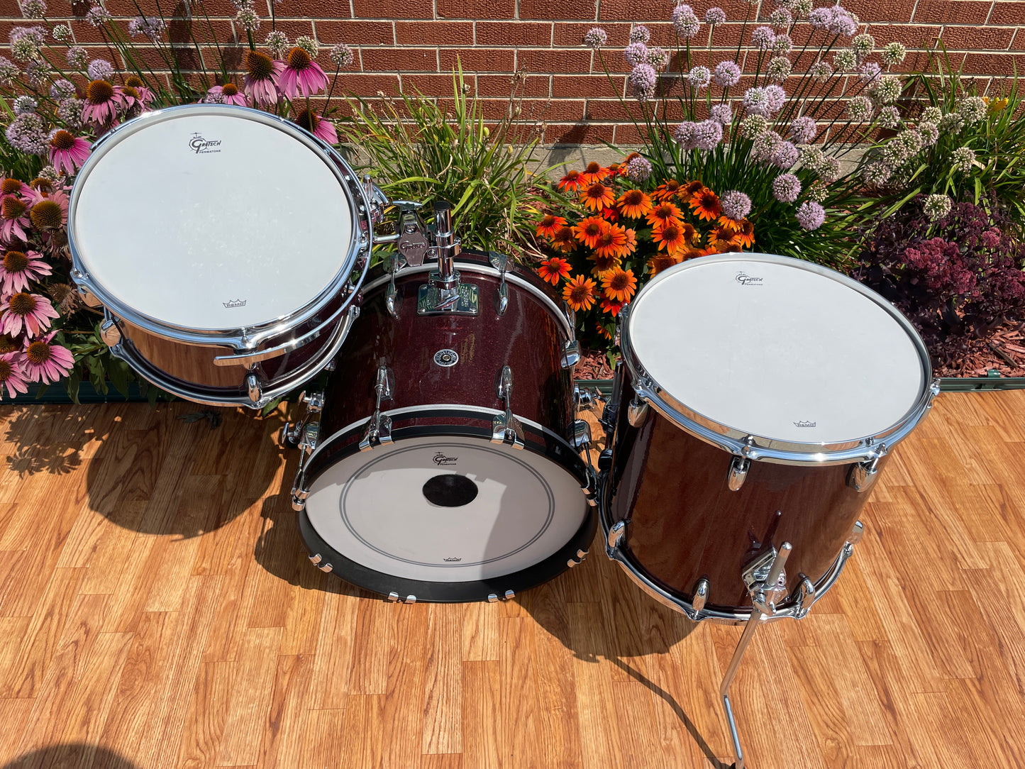 Gretsch Brooklyn Bop Drum Set Burgundy Sparkle 18/12/14