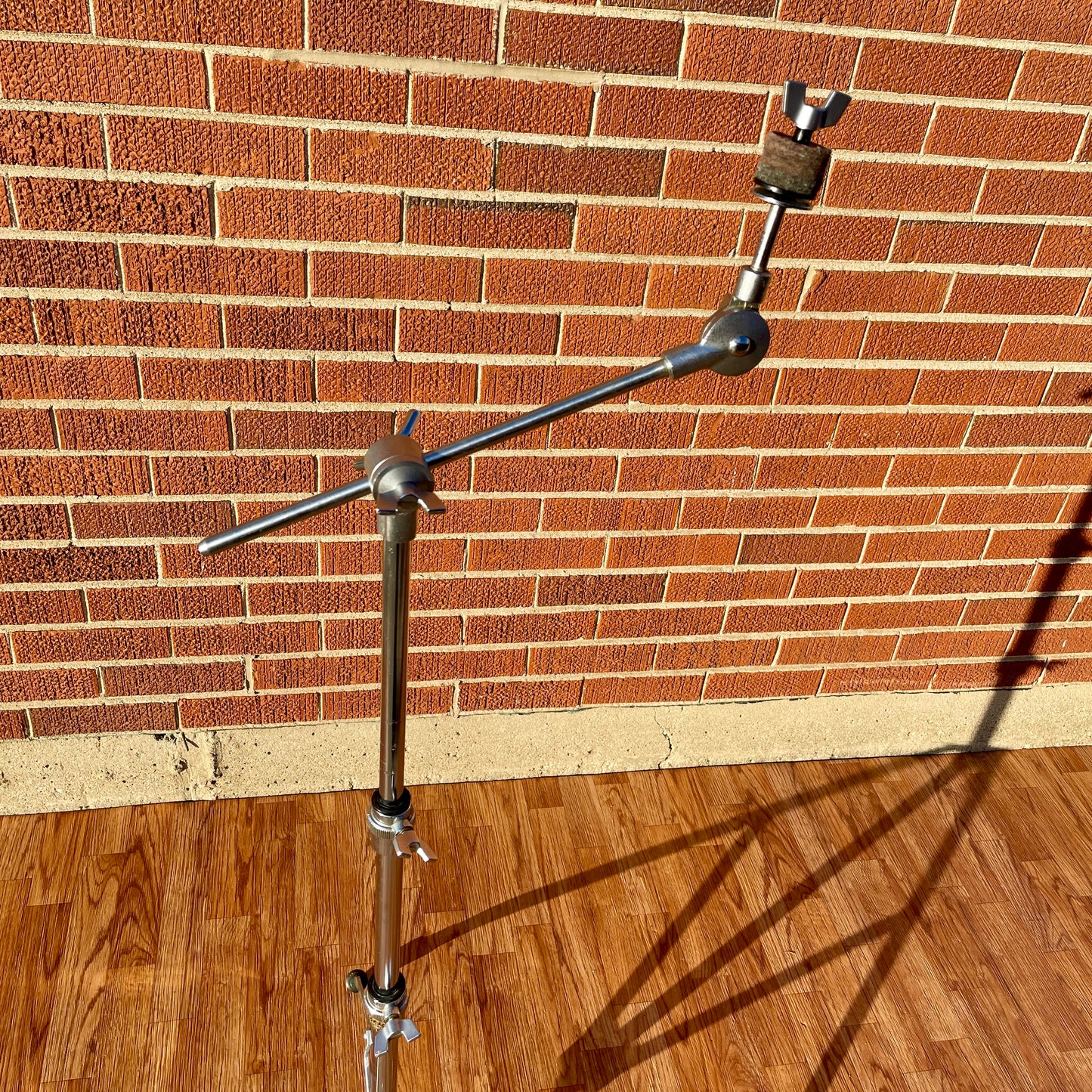 1970s Yamaha CS-702 Single Braced Boom Cymbal Stand Gold Label MIJ