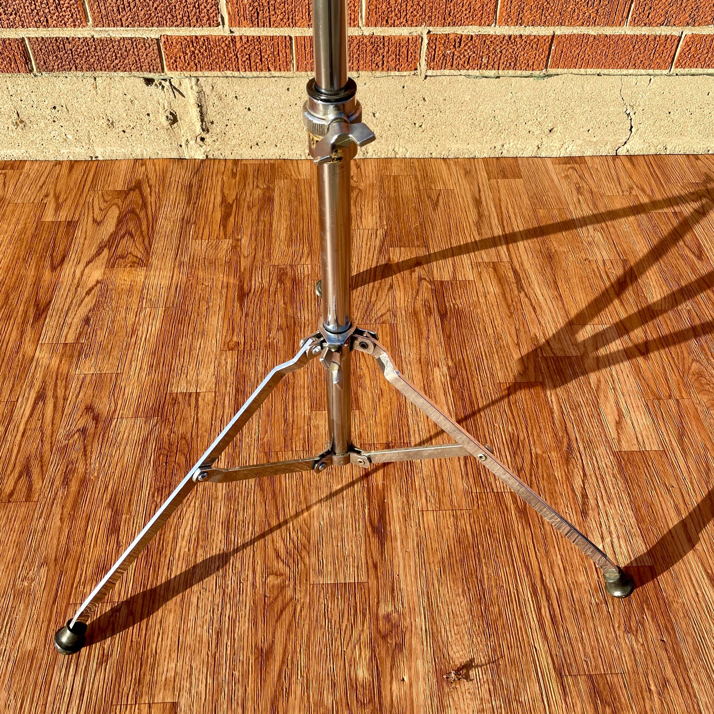 1970s Yamaha CS-702 Single Braced Boom Cymbal Stand Gold Label MIJ