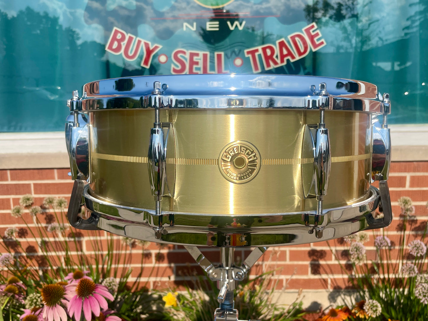 Gretsch USA Custom 5x14 G4160BB Bell Brass Snare Drum