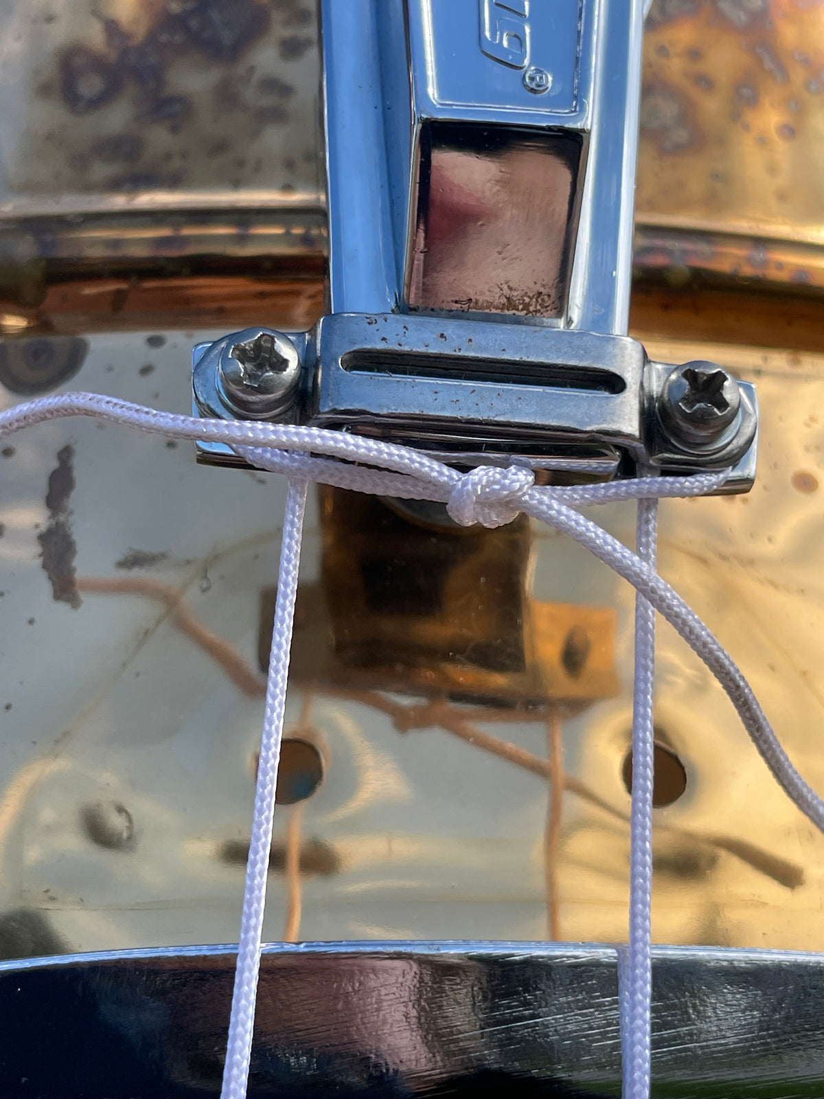 1990s Ludwig 6.5x14 Bronze Snare Drum Conversion