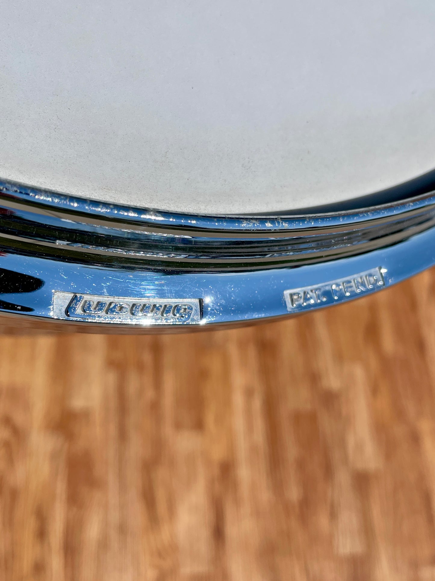 1980s Ludwig 13" & 14" Timbales Chrome w/ Stand