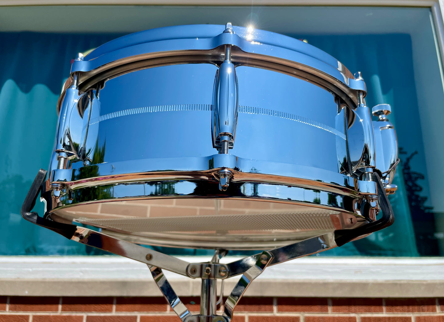 Gretsch USA Custom 5x14 G4160 Chrome Over Brass Snare Drum COB