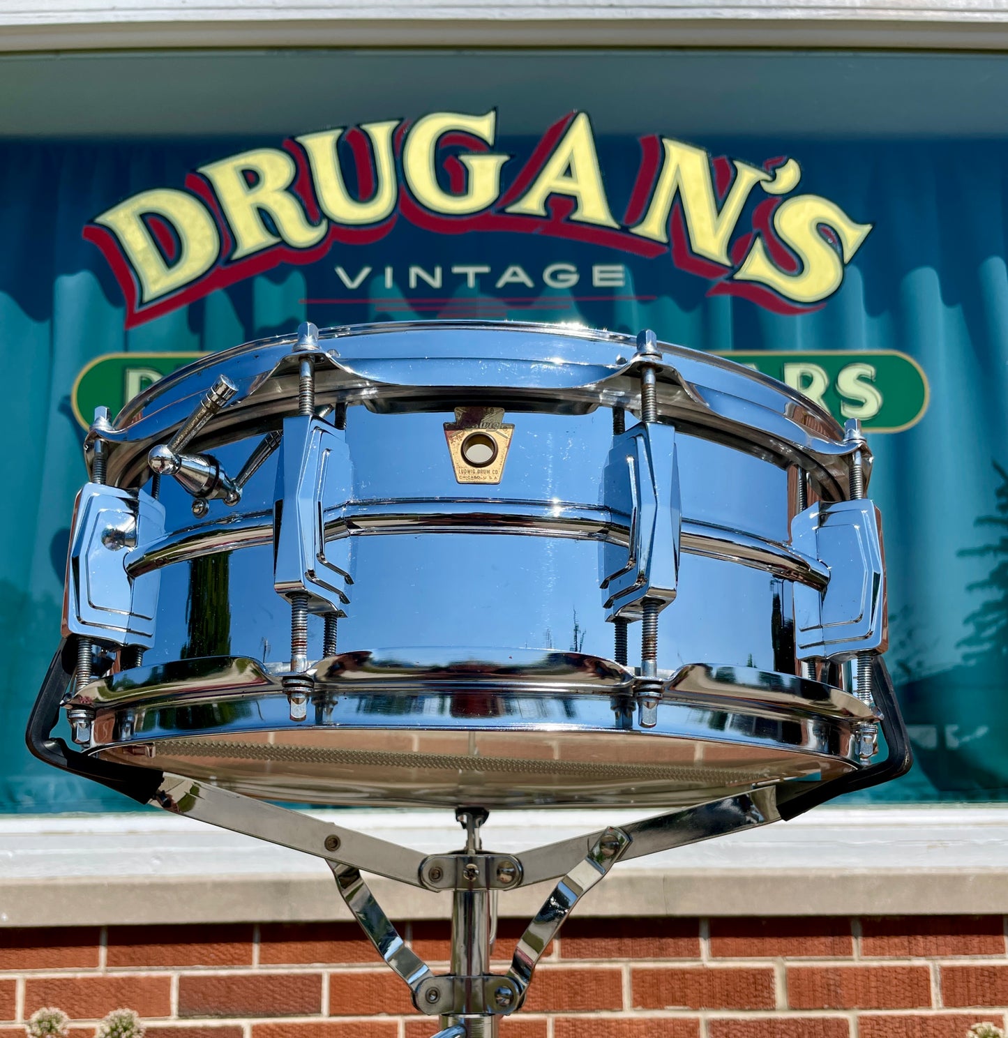 1965 Ludwig 5x14 Supraphonic No. 400 Snare Drum Supra-Phonic