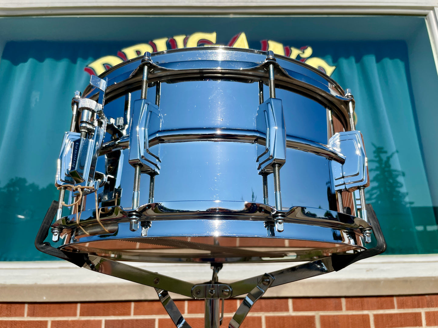 1970s Ludwig 6.5x14 LM402 Supraphonic Snare Drum