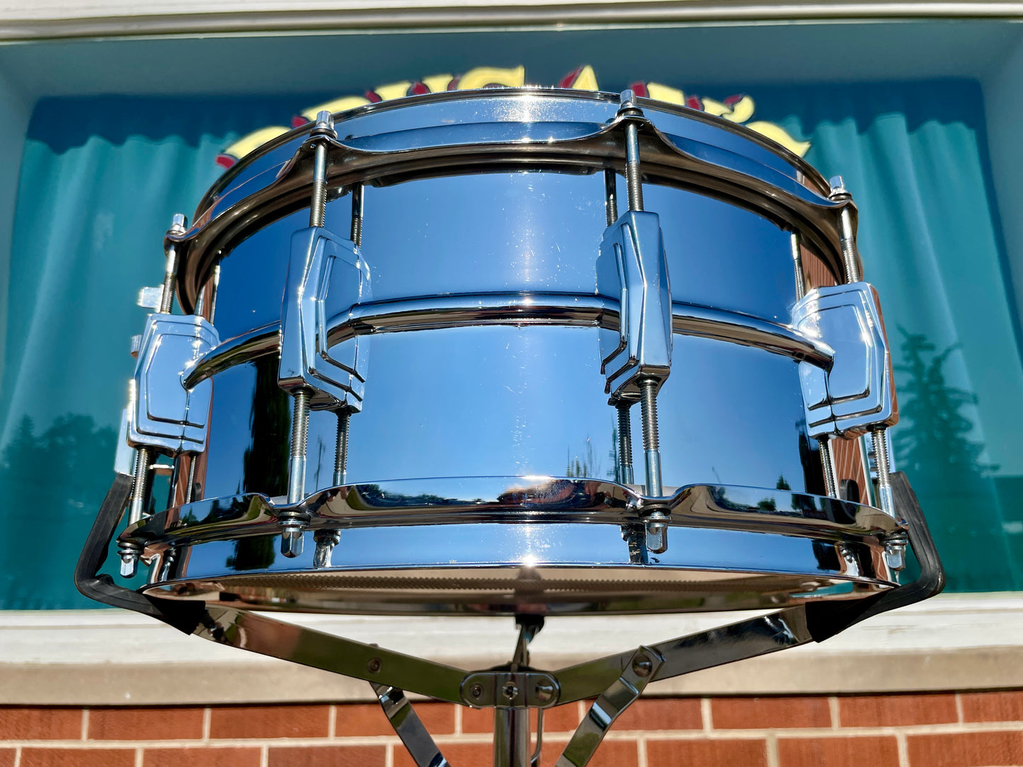 1970s Ludwig 6.5x14 LM402 Supraphonic Snare Drum
