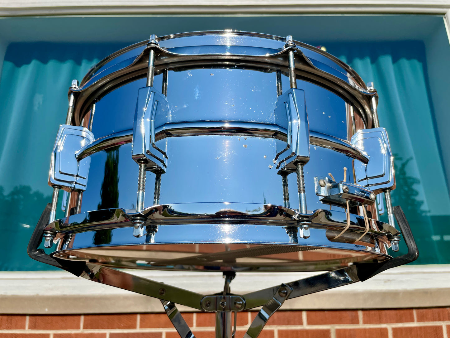 1970s Ludwig 6.5x14 LM402 Supraphonic Snare Drum