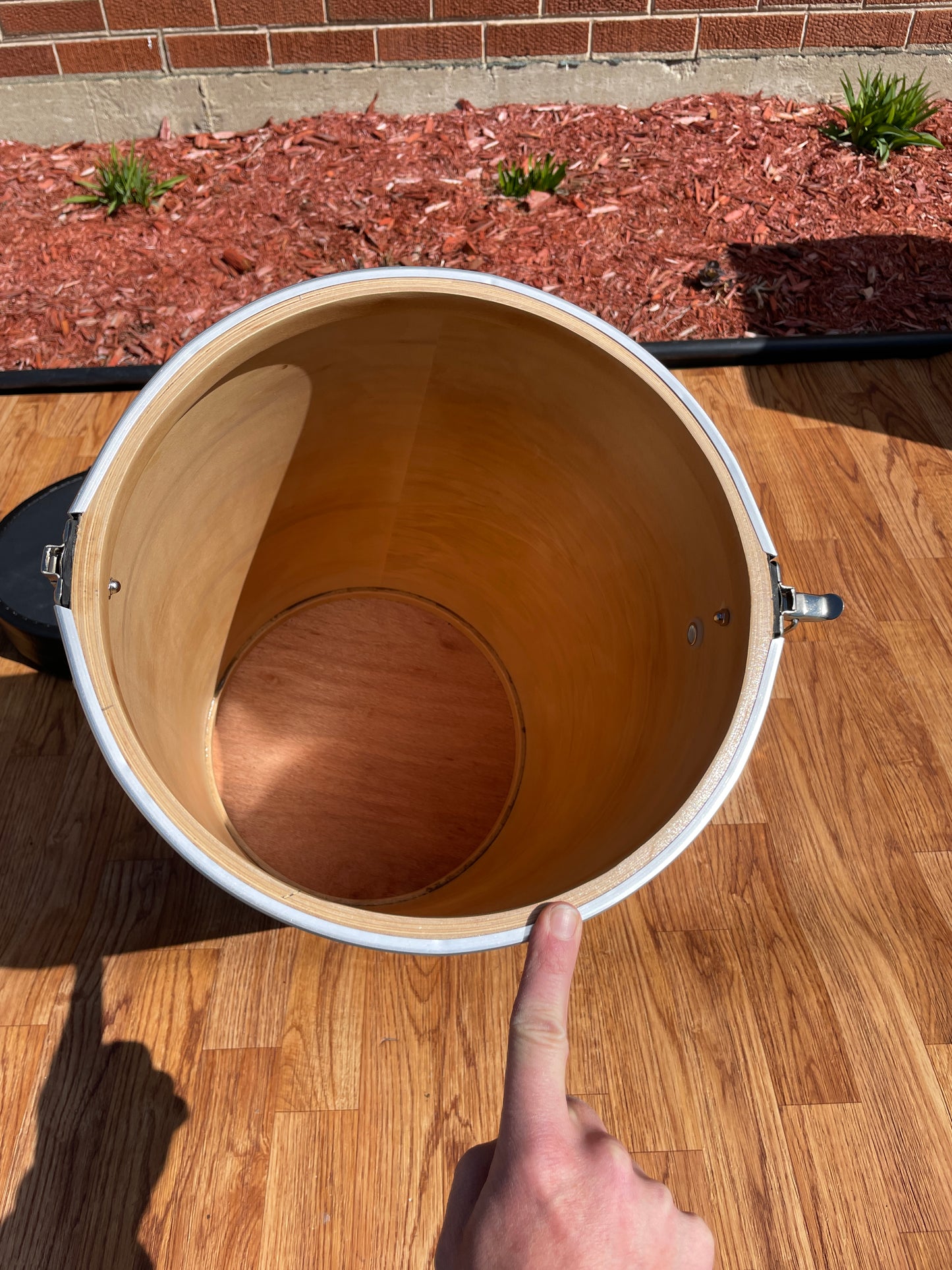 Ludwig No. L-1027 Canister Throne Black Galaxy Sparkle Seat Case