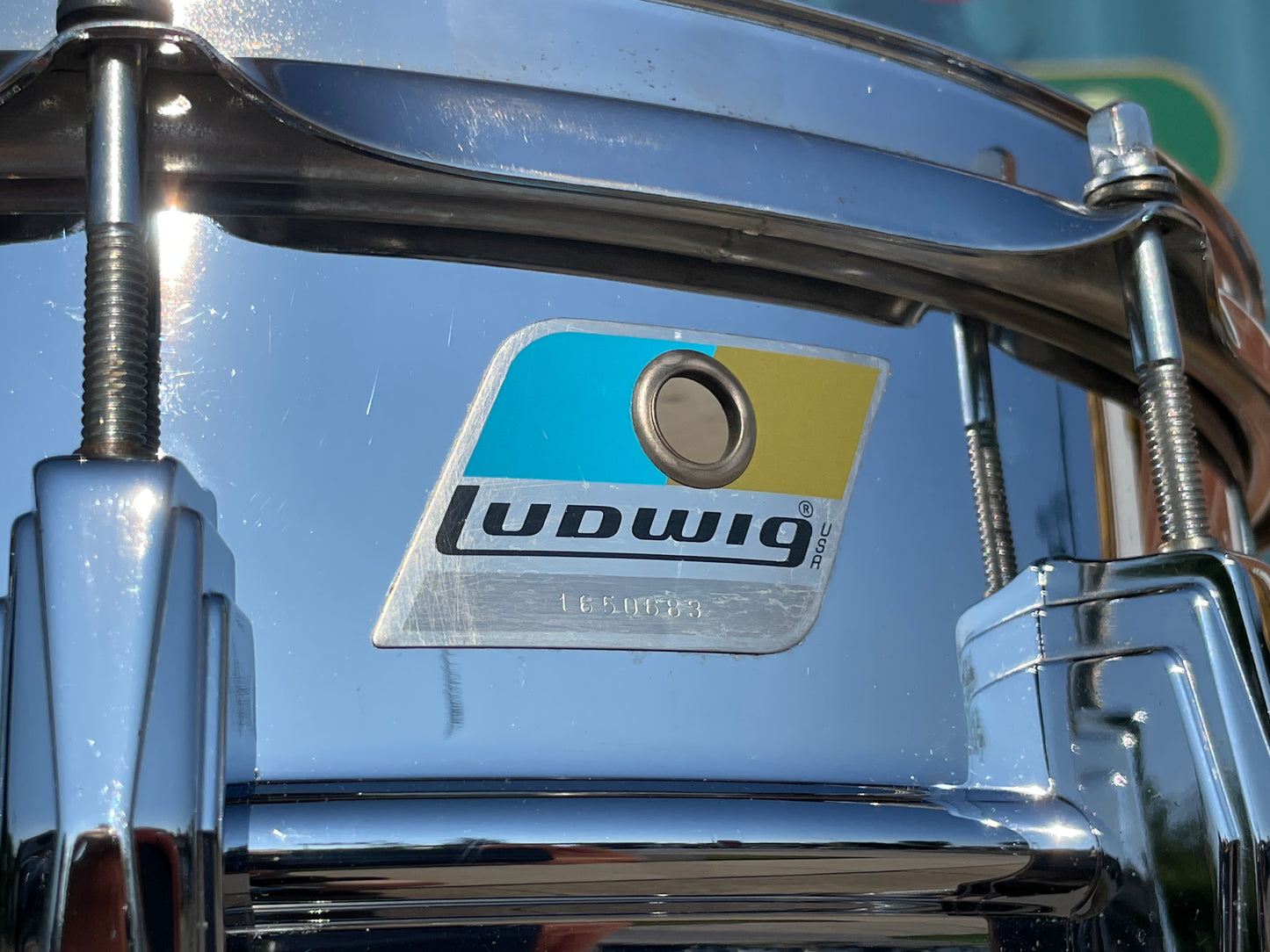 1970s Ludwig 6.5x14 LM402 Supraphonic Snare Drum