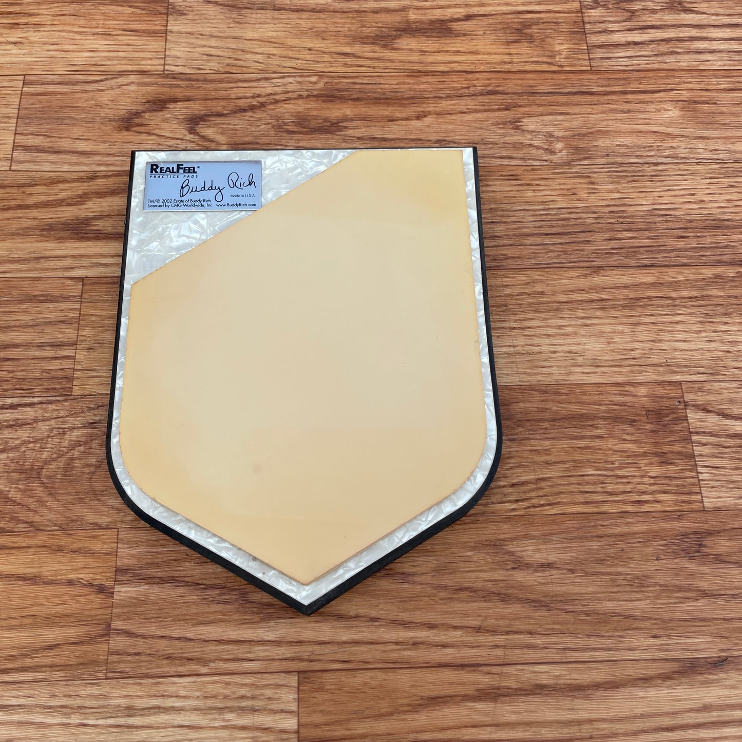 HQ Percussion RealFeel Buddy Rich Crest Single Sided Practice Pad