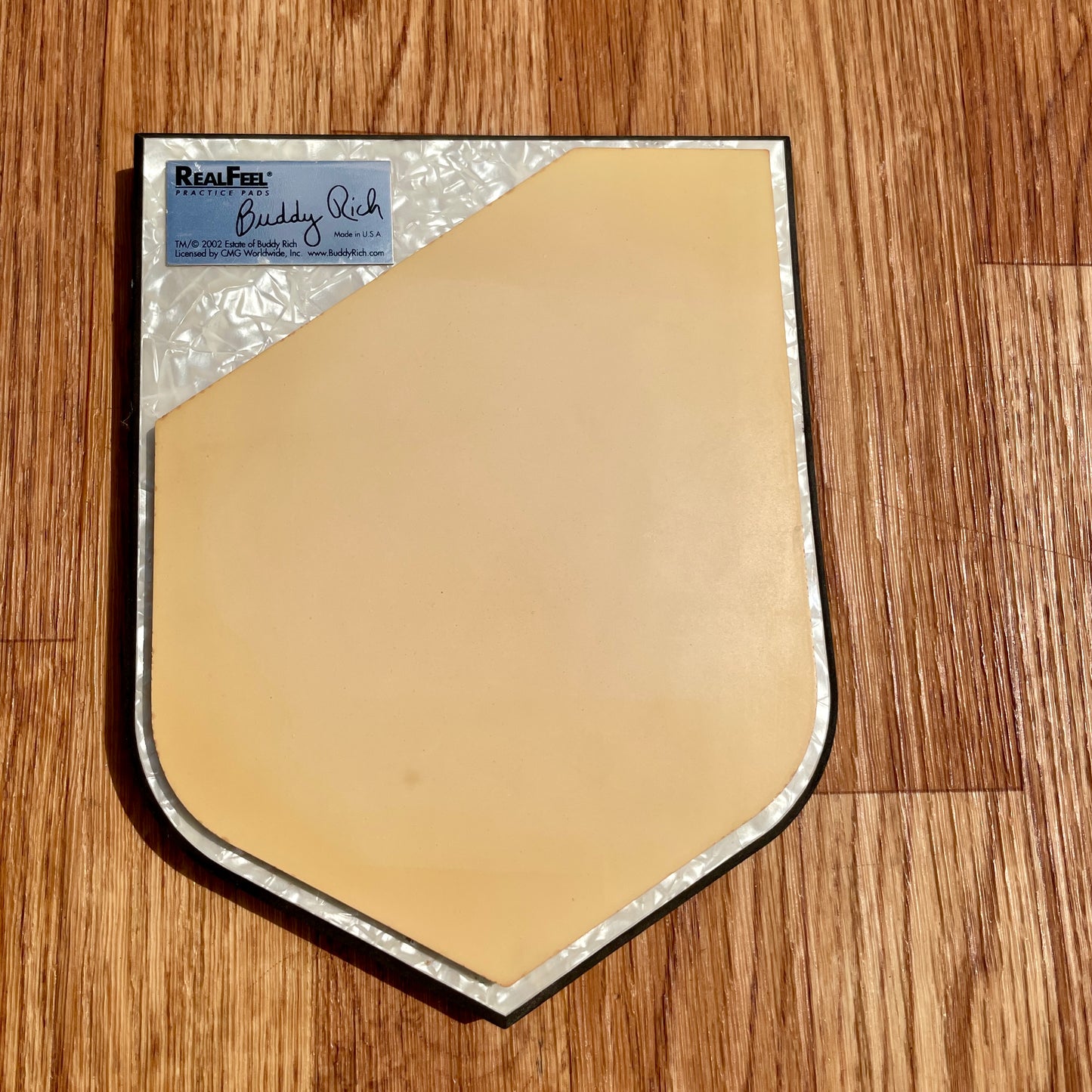 HQ Percussion RealFeel Buddy Rich Crest Single Sided Practice Pad