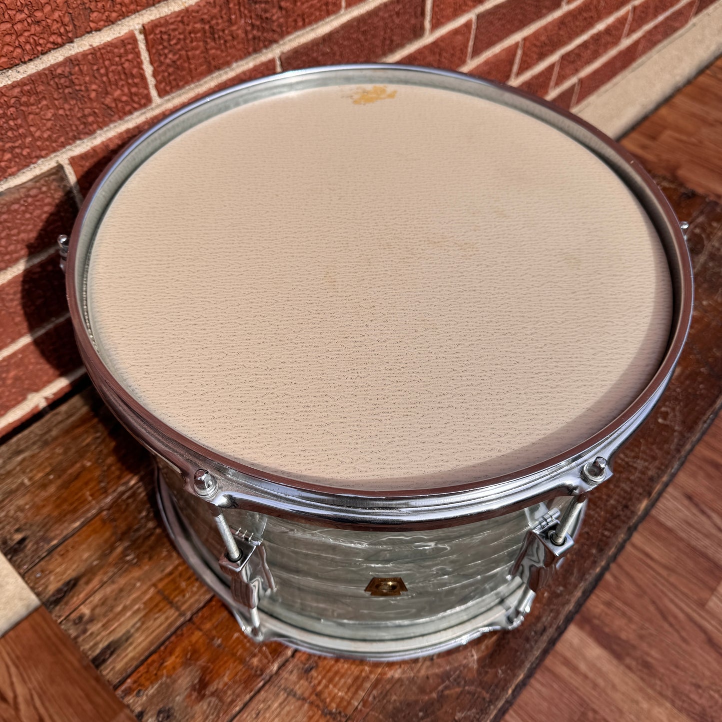 1960s Ludwig Pre-Serial Club Date 9x13 Tom Drum Sky Blue Pearl