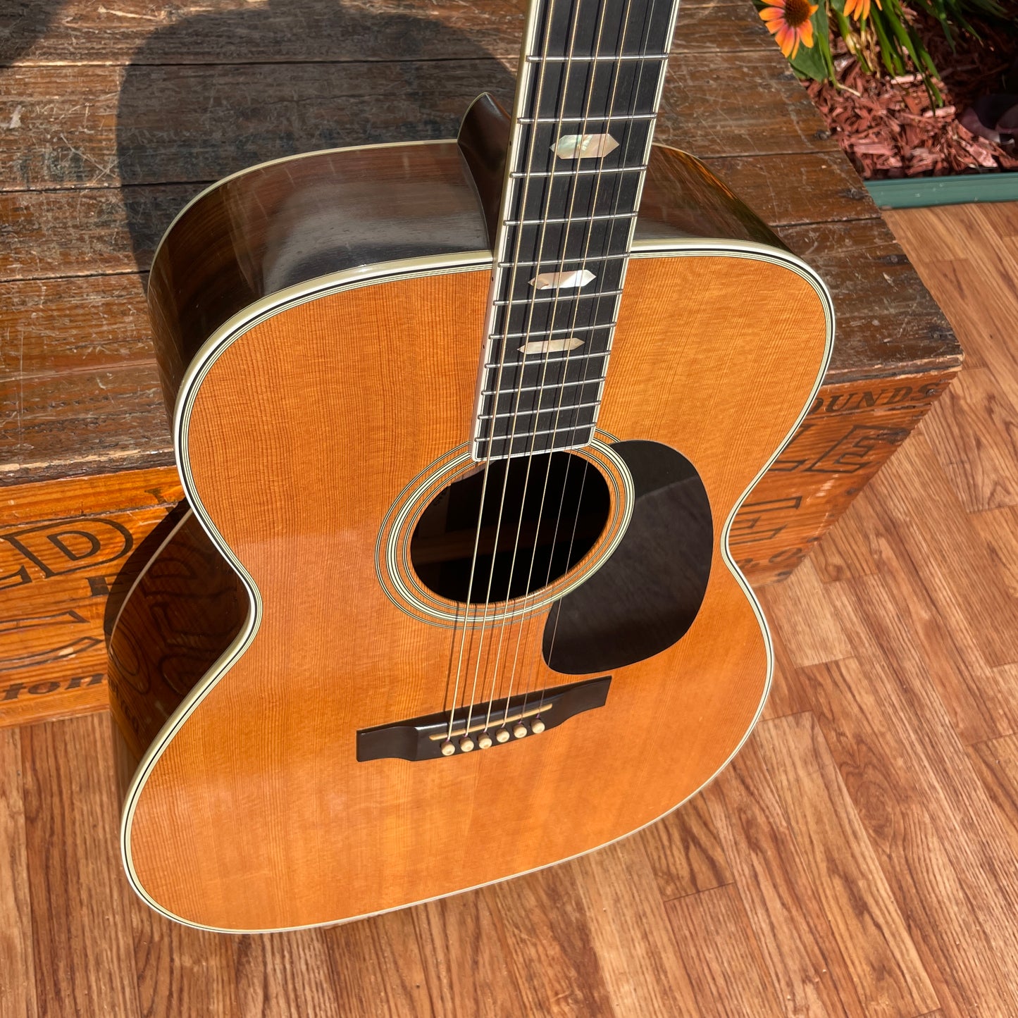 1985 Martin J-40M Jumbo Acoustic Guitar Natural w/ OHSC