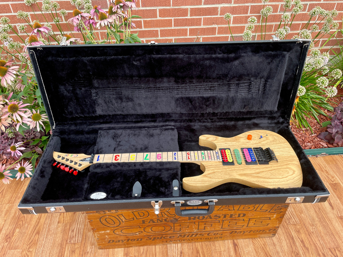 Carvin JB24 Jason Becker Signature Numbers Electric Guitar w/ OHSC Kiesel