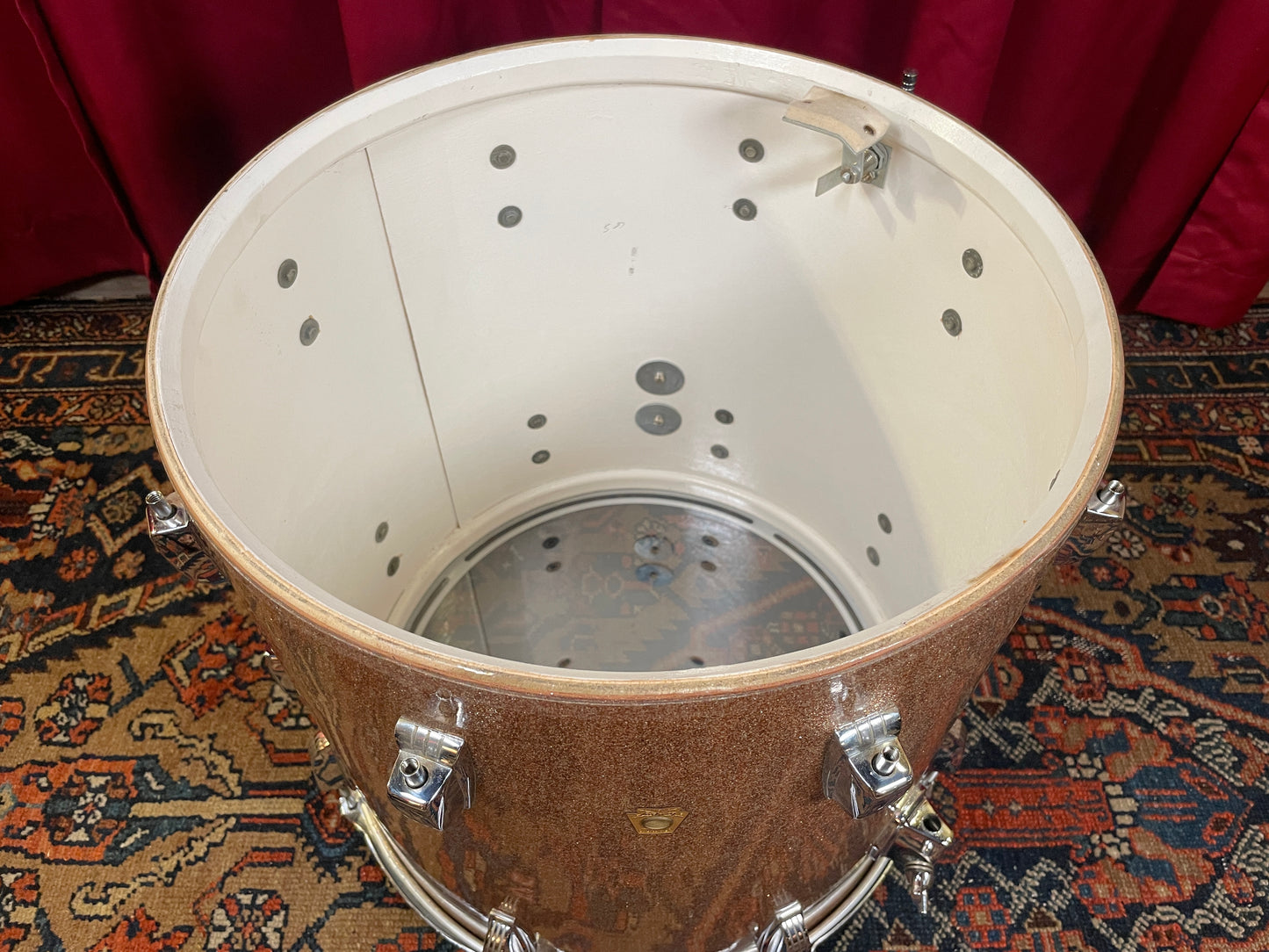 1966 Ludwig Super Classic Drum Set Champagne Sparkle 22/13/16