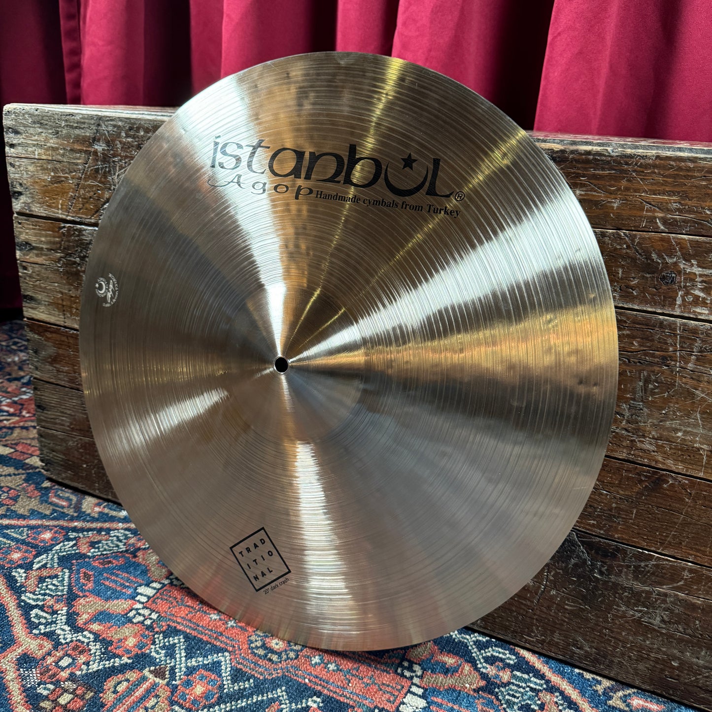 20" Istanbul Agop Traditional Dark Crash Cymbal 1782g *Video Demo*