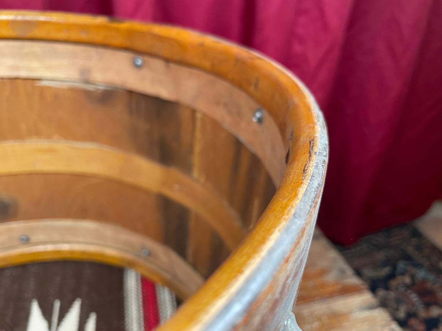 1920s Ludwig 12x16 Separate Tension Street Snare Drum Project No. 222 Field Parade