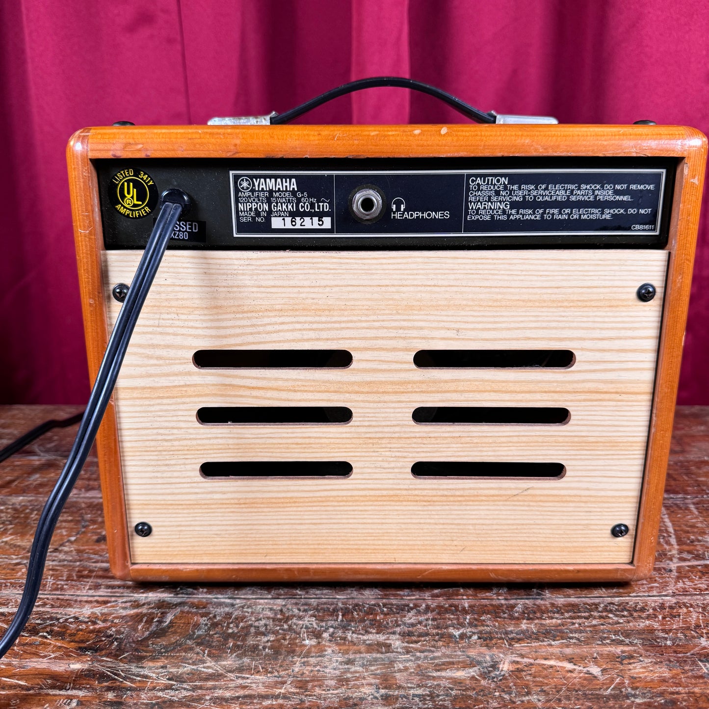 Vintage Yamaha G-5 Combo Guitar Amplifier Made in Japan
