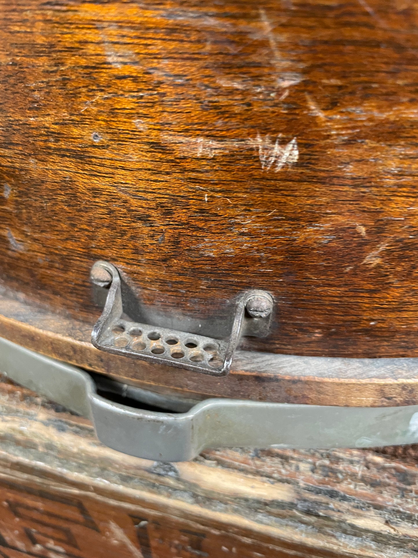 1920s Ludwig 12x16 Separate Tension Street Snare Drum Project No. 222 Field Parade