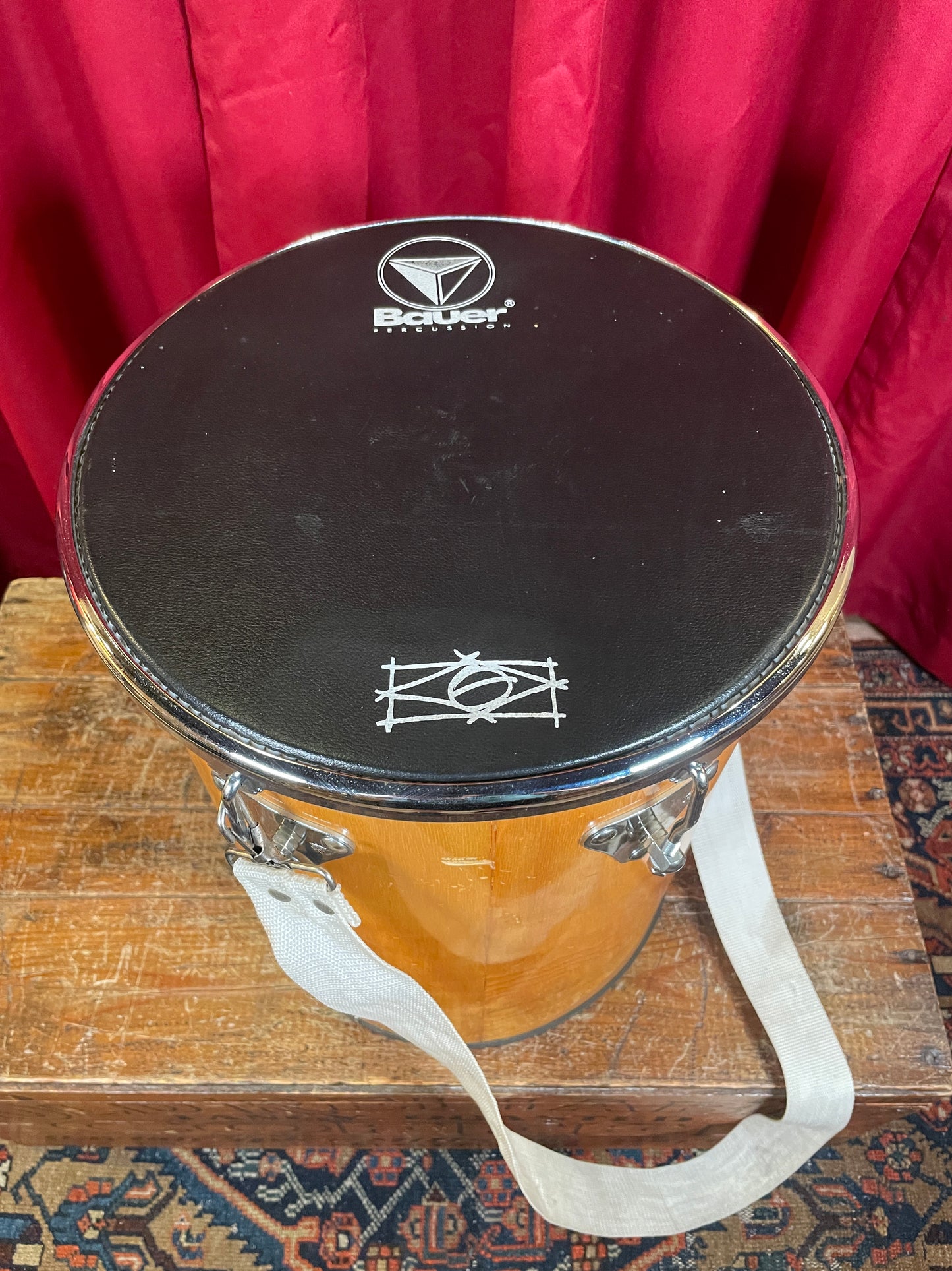 Bauer Percussion 12" Rebolo Natural Brazilian Tan Tan