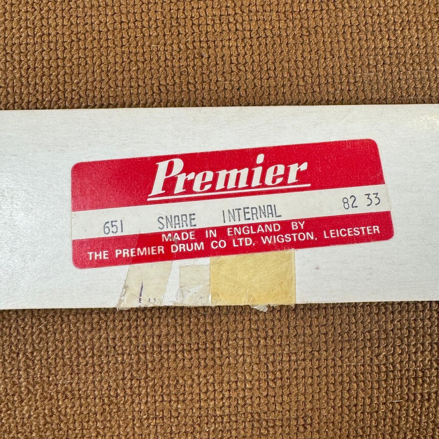 1980s Premier 14" No. 651 Snare Wires for 40-60 Internal Strainer 24 Strand NOS