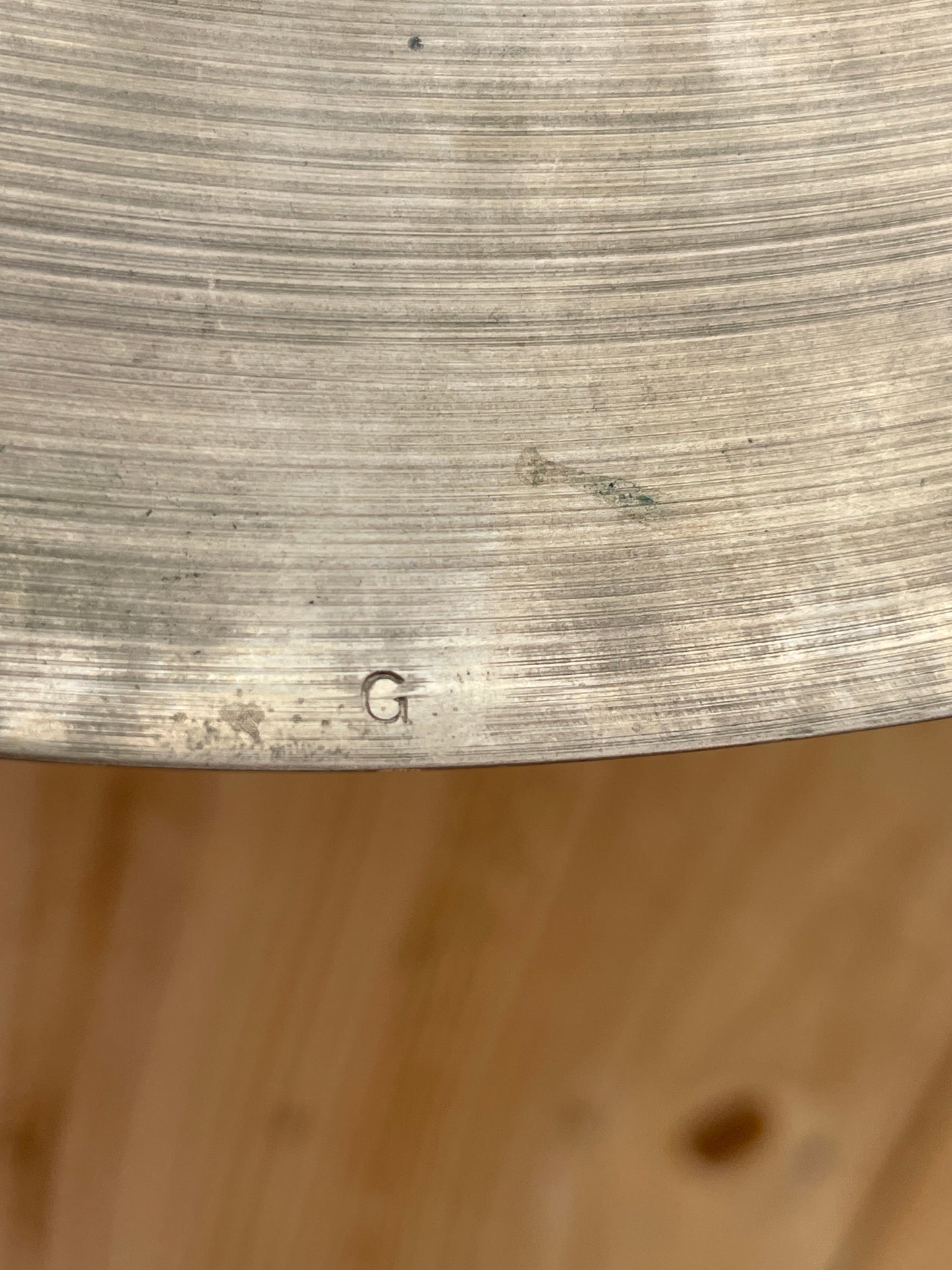 13" K Zildjian Istanbul Old Stamp IIa 1945-49 "G" Gretsch Cymbal 498g *Video Demo*