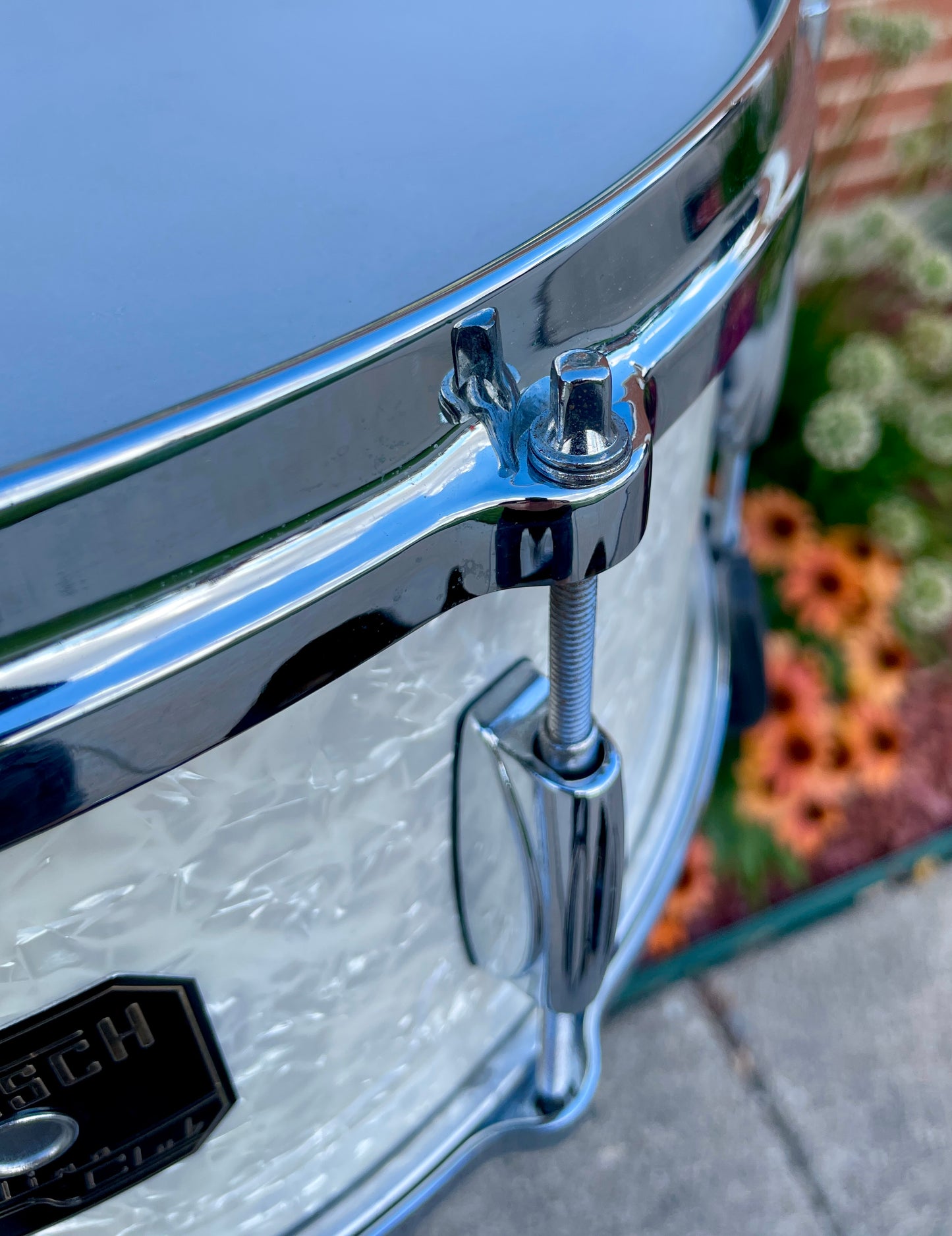Gretsch Catalina Club 6.5x14 Snare Drum White Marine Pearl w/ Die Cast Hoops