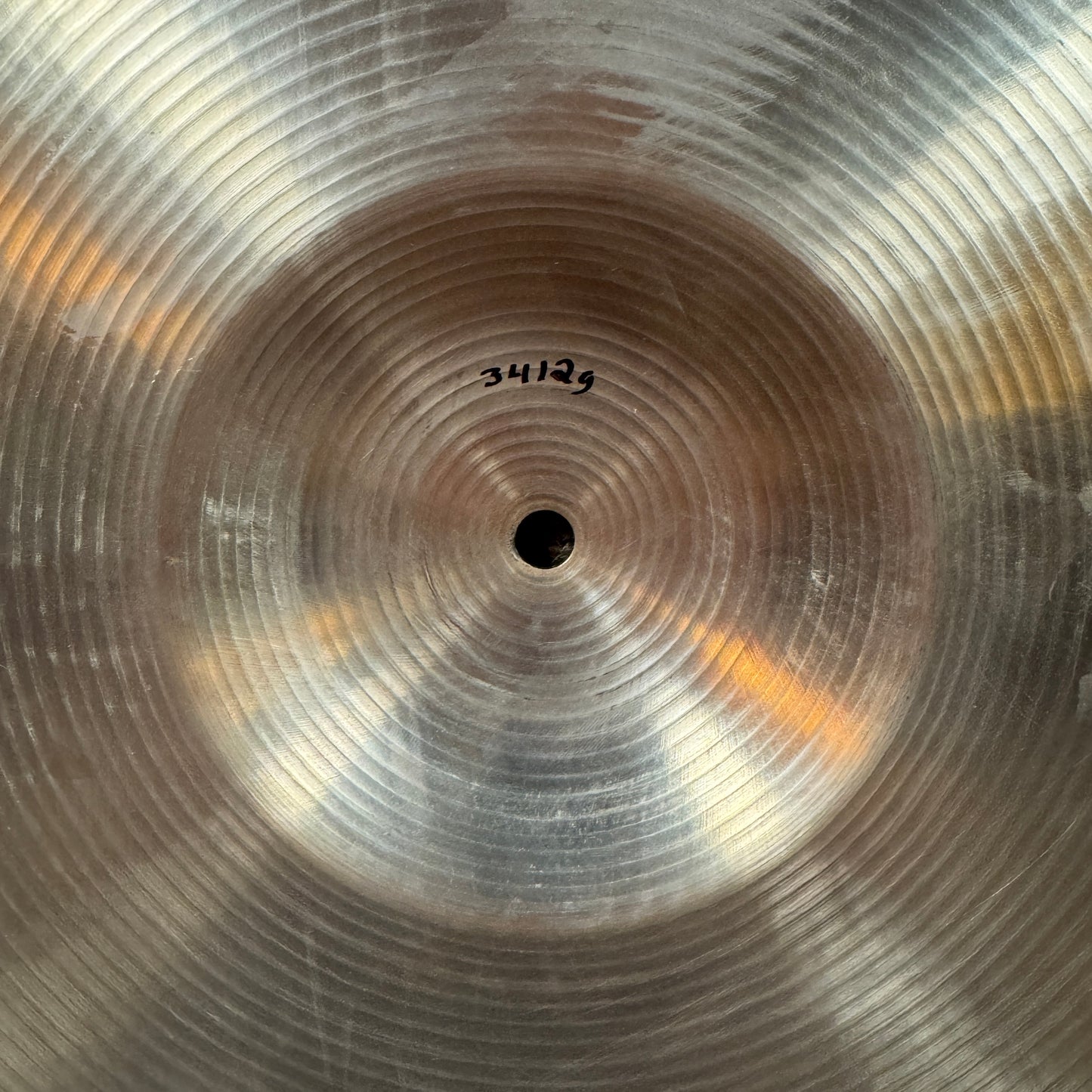 24" Paiste Formula 602 Pre-Serial 1960s Medium Ride Cymbal 3412g *Video Demo*