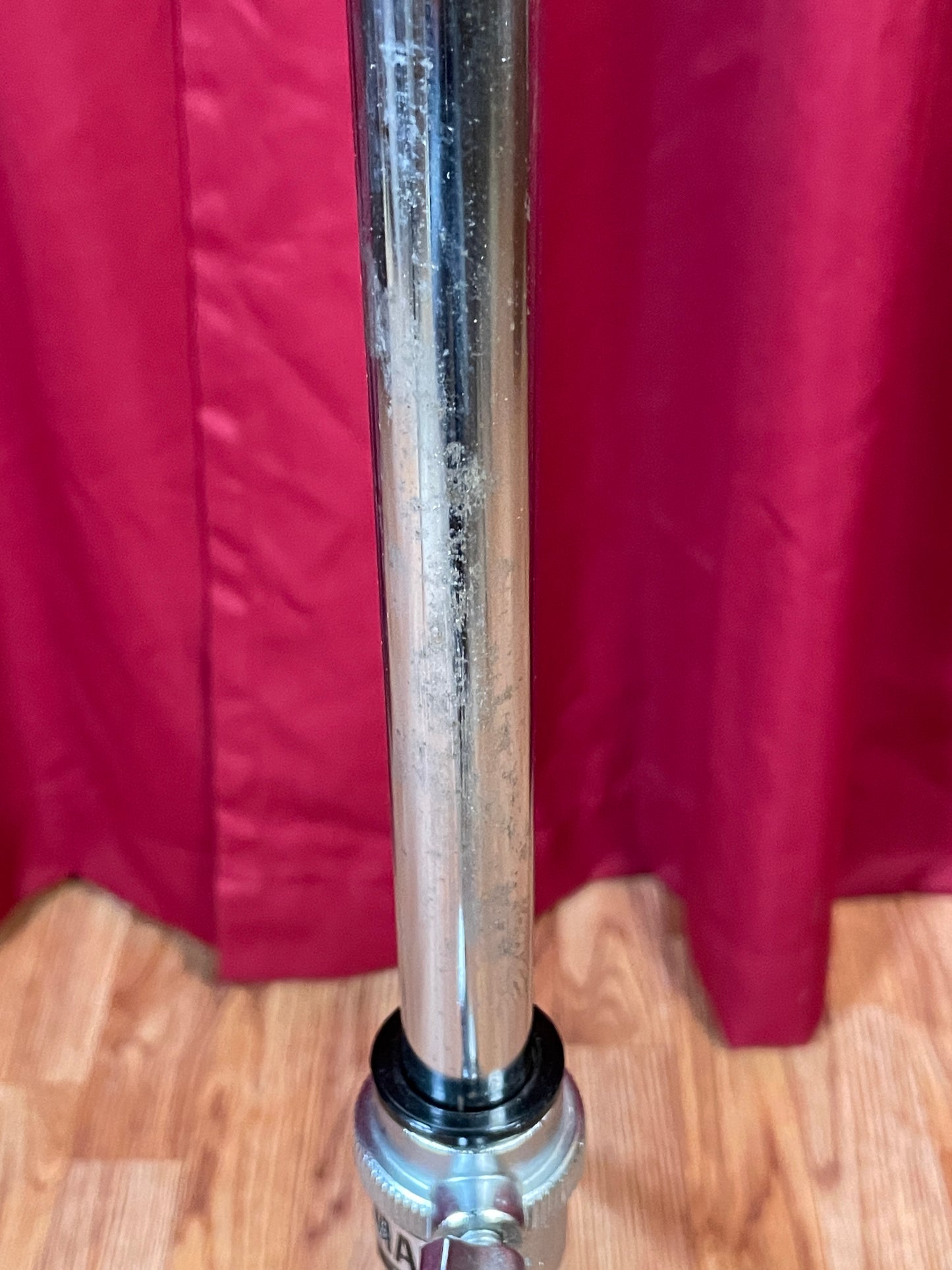 1980s Yamaha CS-710 Single Braced Straight Cymbal Stand Silver Label MIJ #2