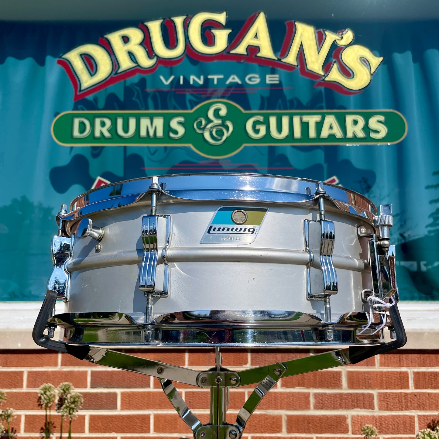 1970s Ludwig 5x14 Acrolite No. 404 Snare Drum