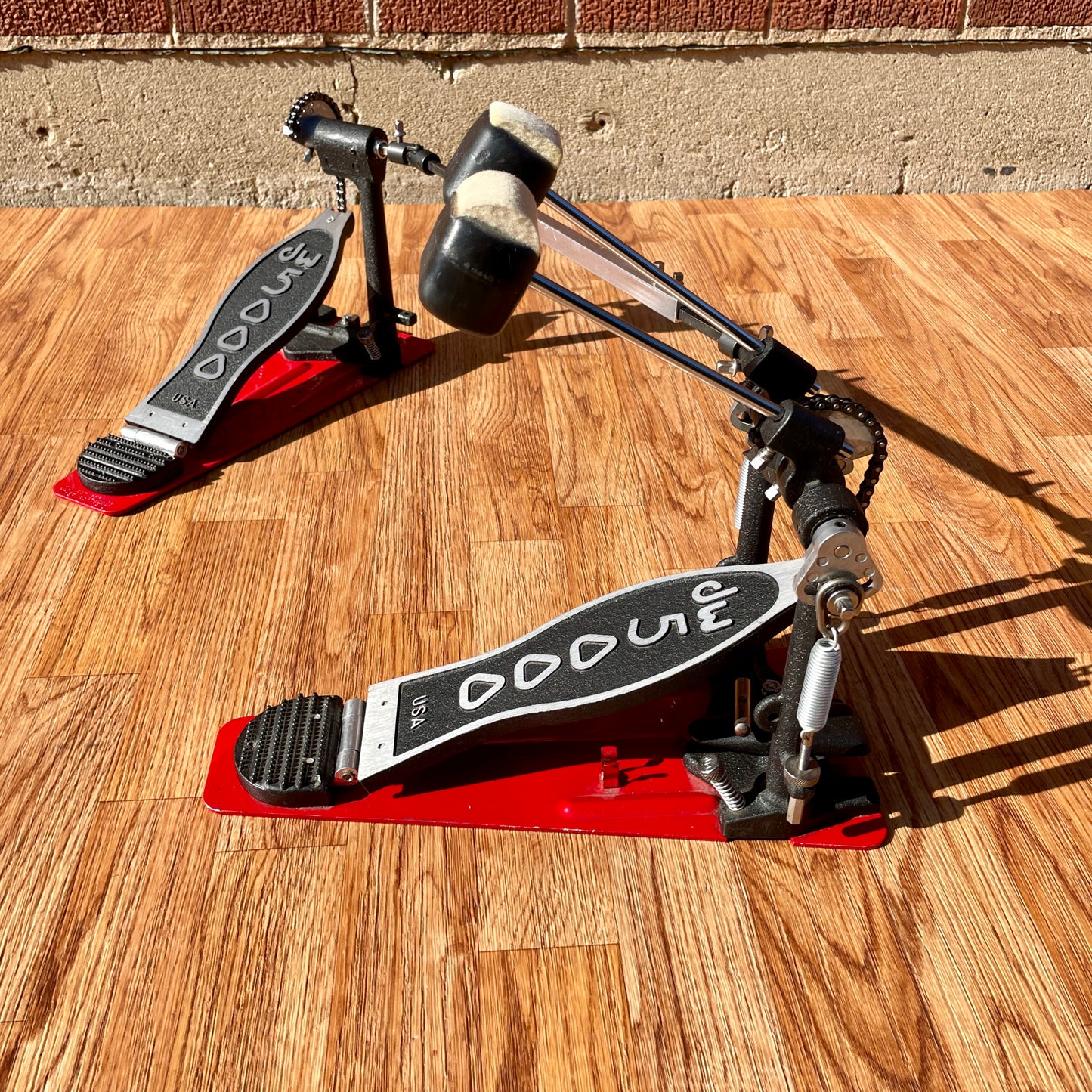 DW 5000 Series Single Chain Accelerator Double Bass Pedal Drum Workshop DWCP5002AH