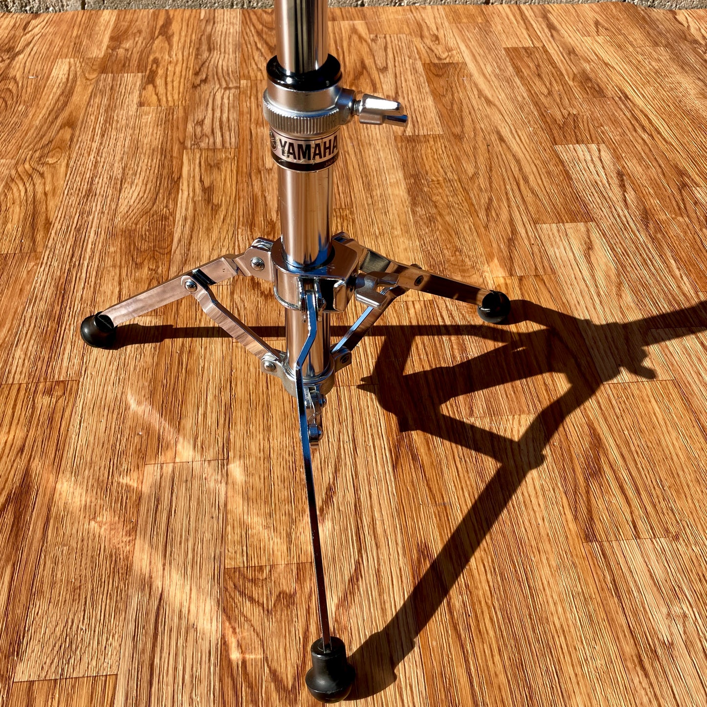 1980s Yamaha SS-910 Single Braced Snare Stand MIJ Silver Label